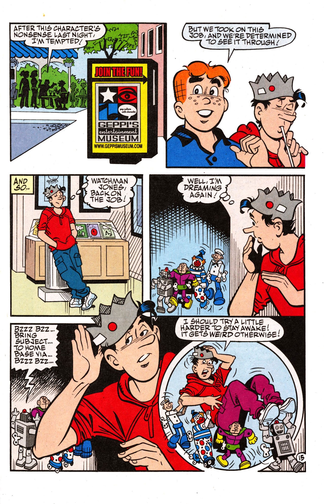 Read online Jughead Comics, Night at Geppi's Entertainment Museum, Free Comic Book Day Edition comic -  Issue # Full - 23
