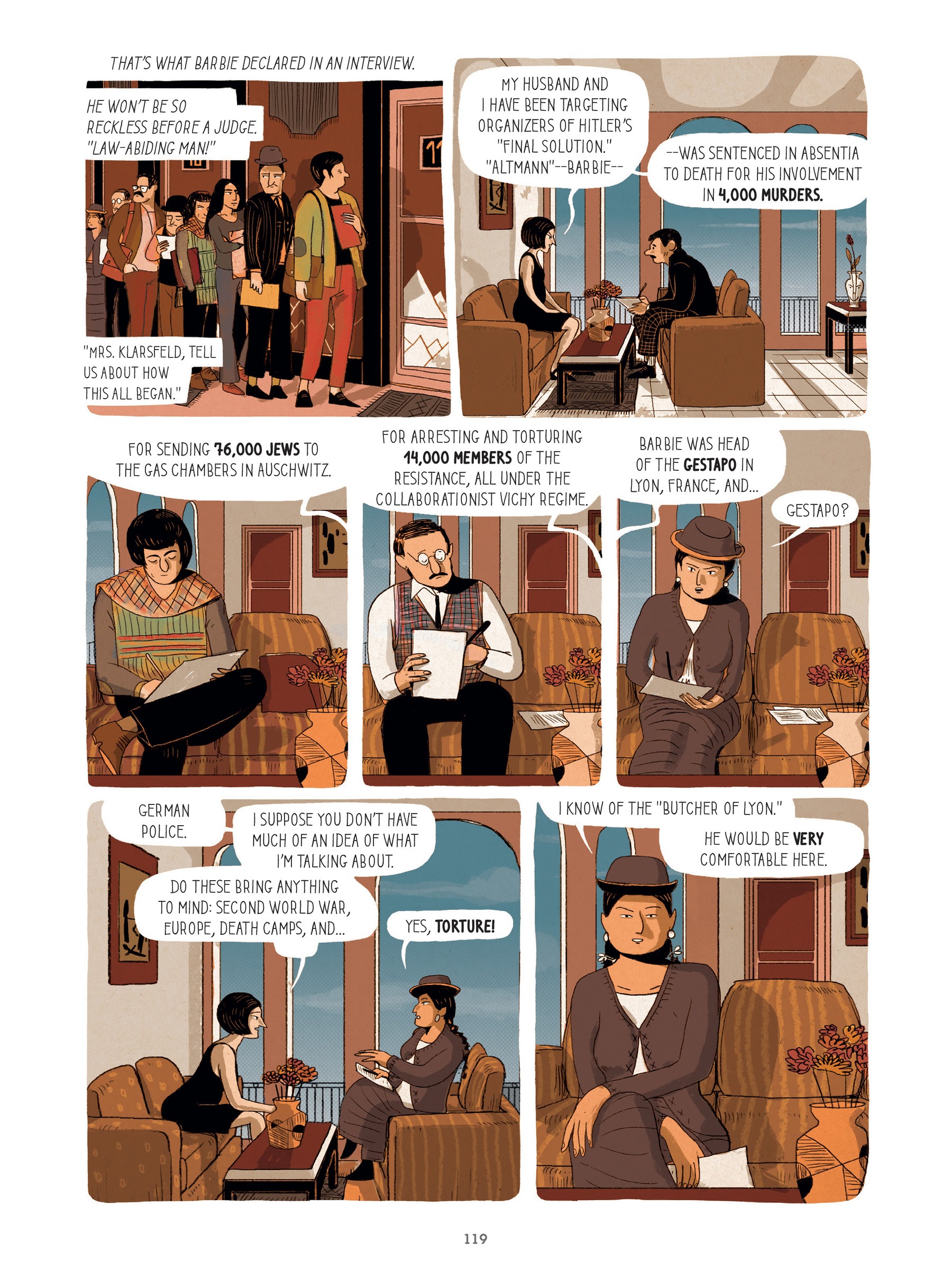 Read online For Justice: The Serge & Beate Klarsfeld Story comic -  Issue # TPB (Part 2) - 19