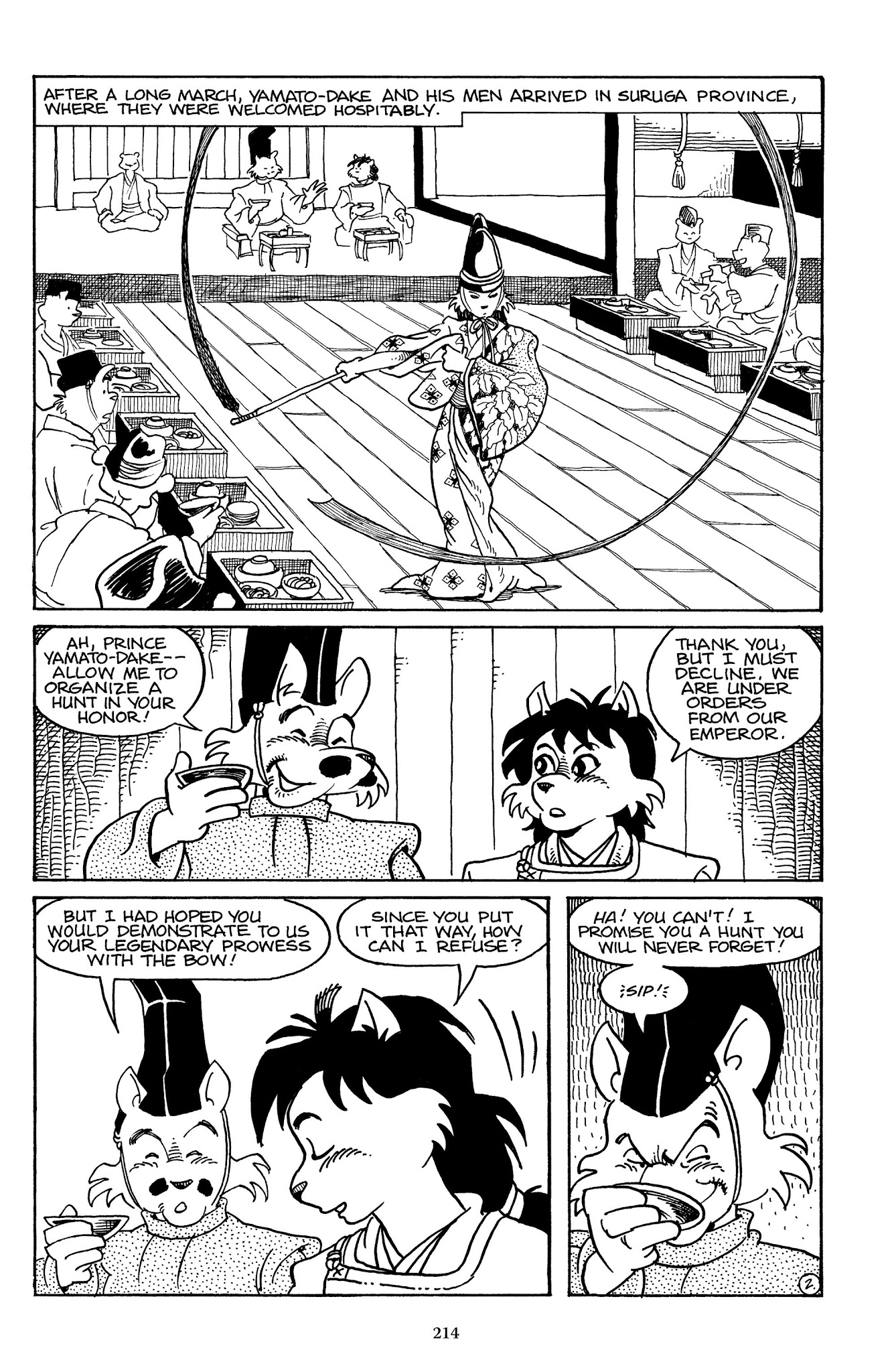 Read online The Usagi Yojimbo Saga comic -  Issue # TPB 2 - 213