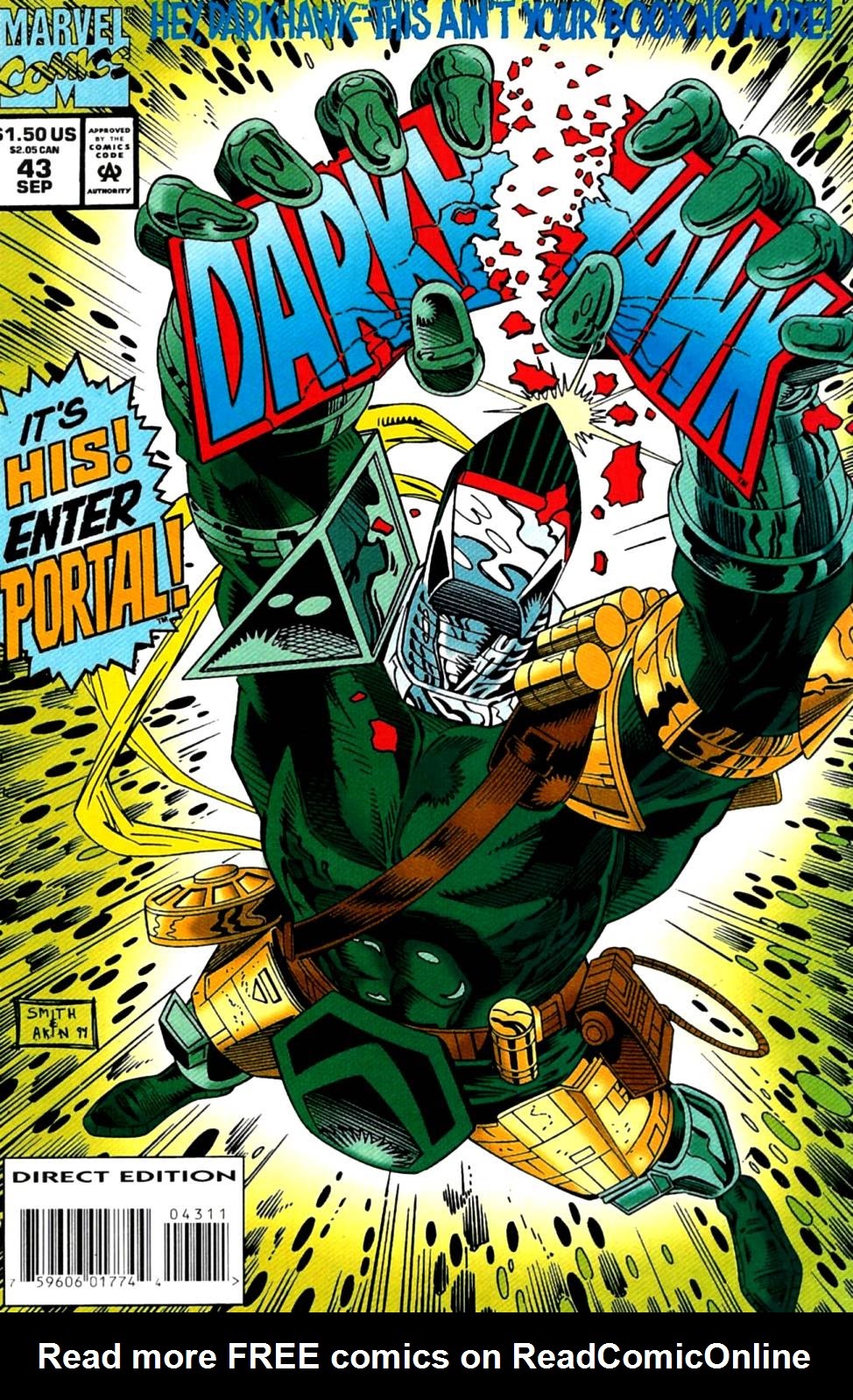 Read online Darkhawk (1991) comic -  Issue #43 - 1