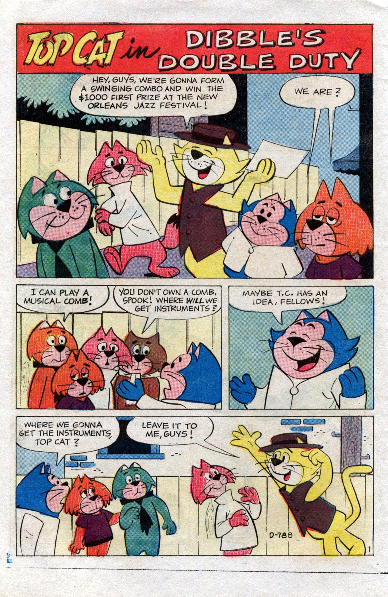 Read online Top Cat (1970) comic -  Issue #1 - 8
