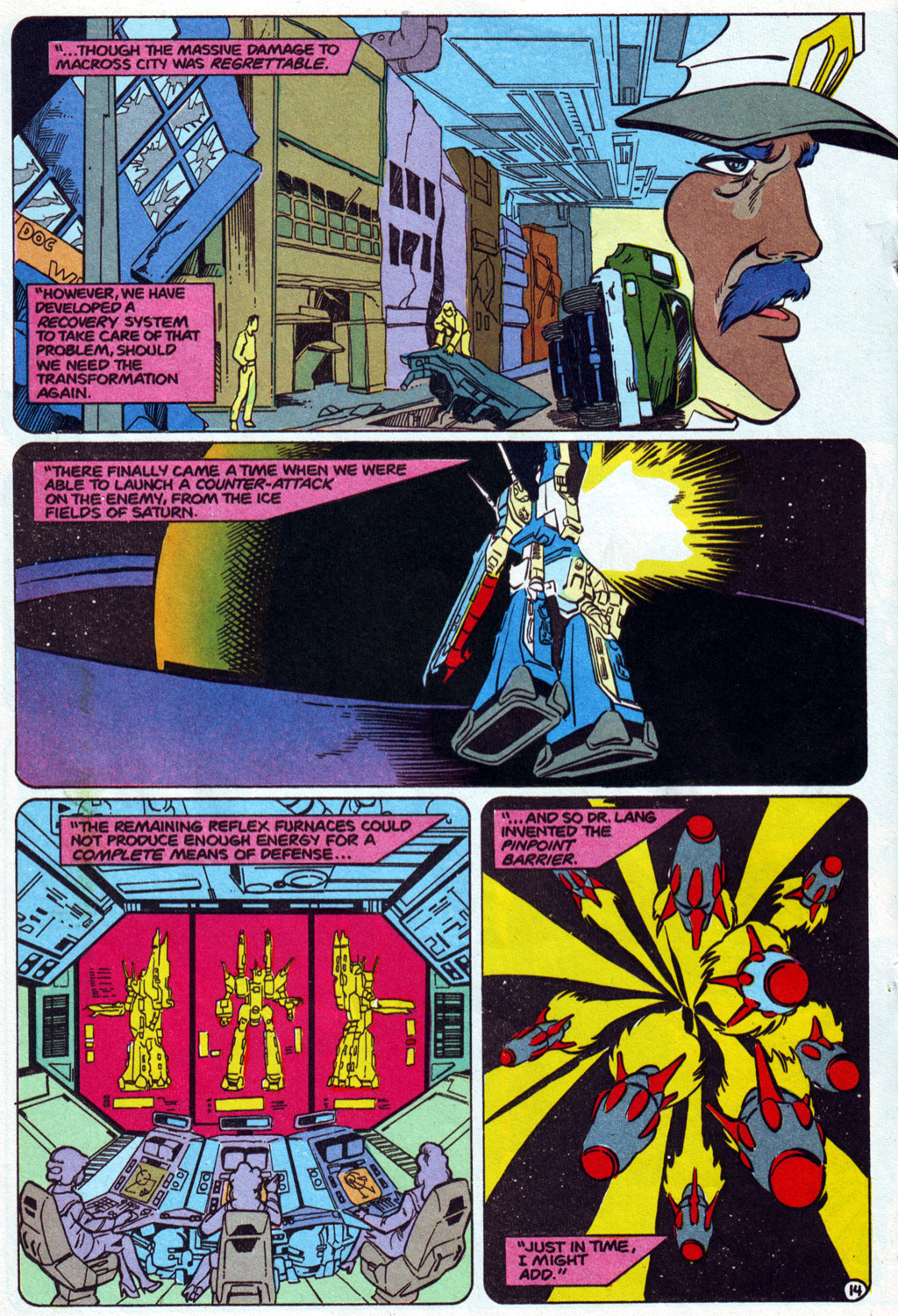 Read online Robotech The Macross Saga comic -  Issue #14 - 14