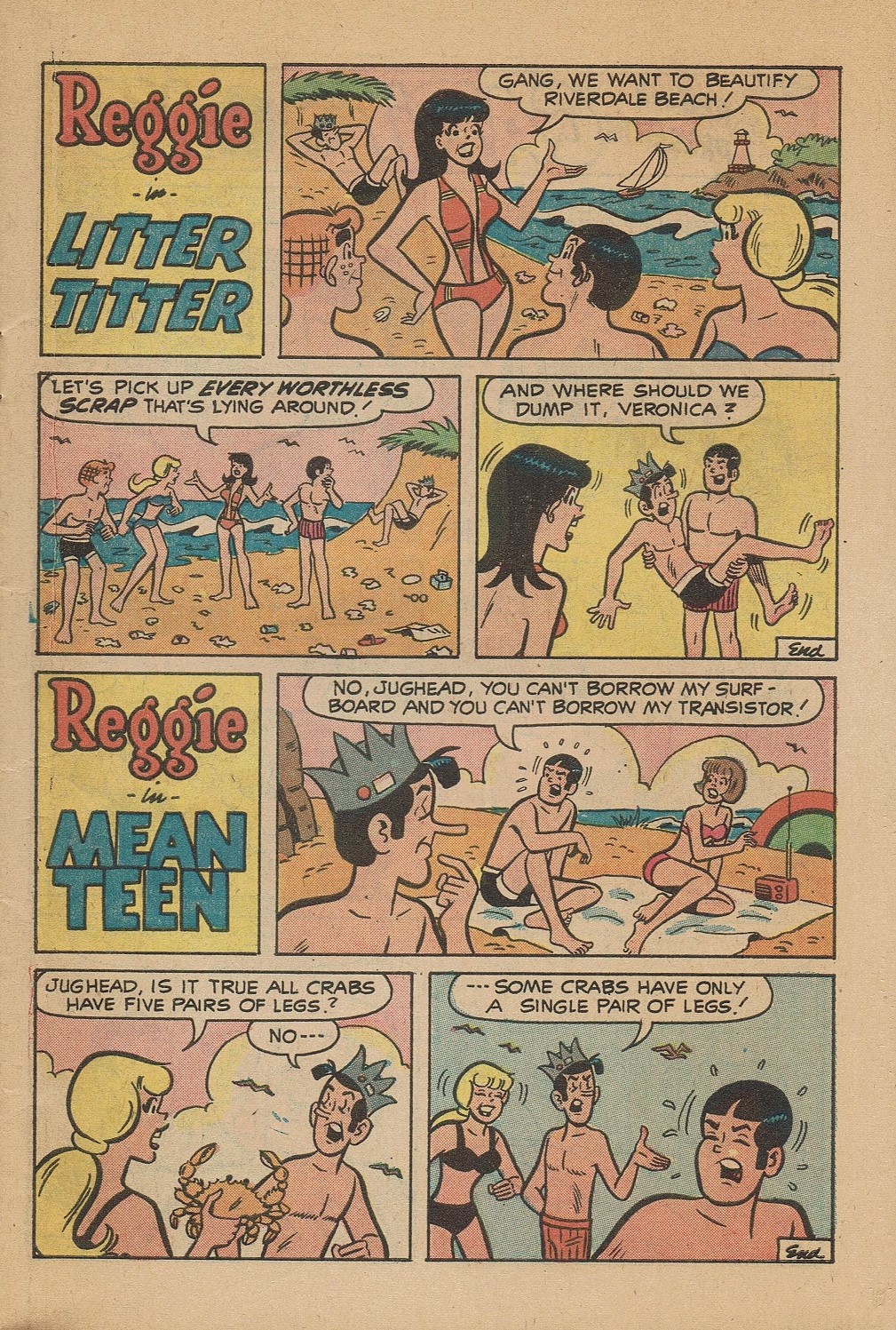 Read online Reggie's Wise Guy Jokes comic -  Issue #23 - 7