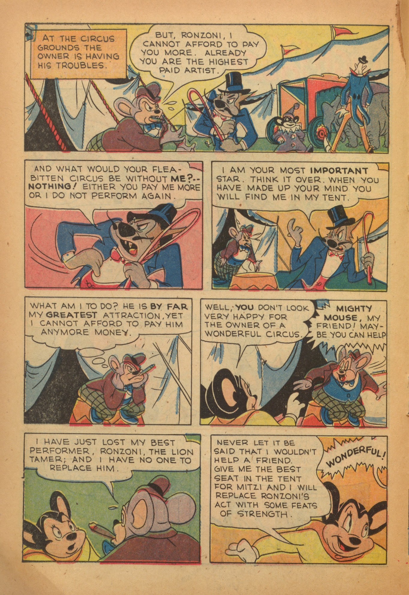 Read online Paul Terry's Mighty Mouse Comics comic -  Issue #6 - 22