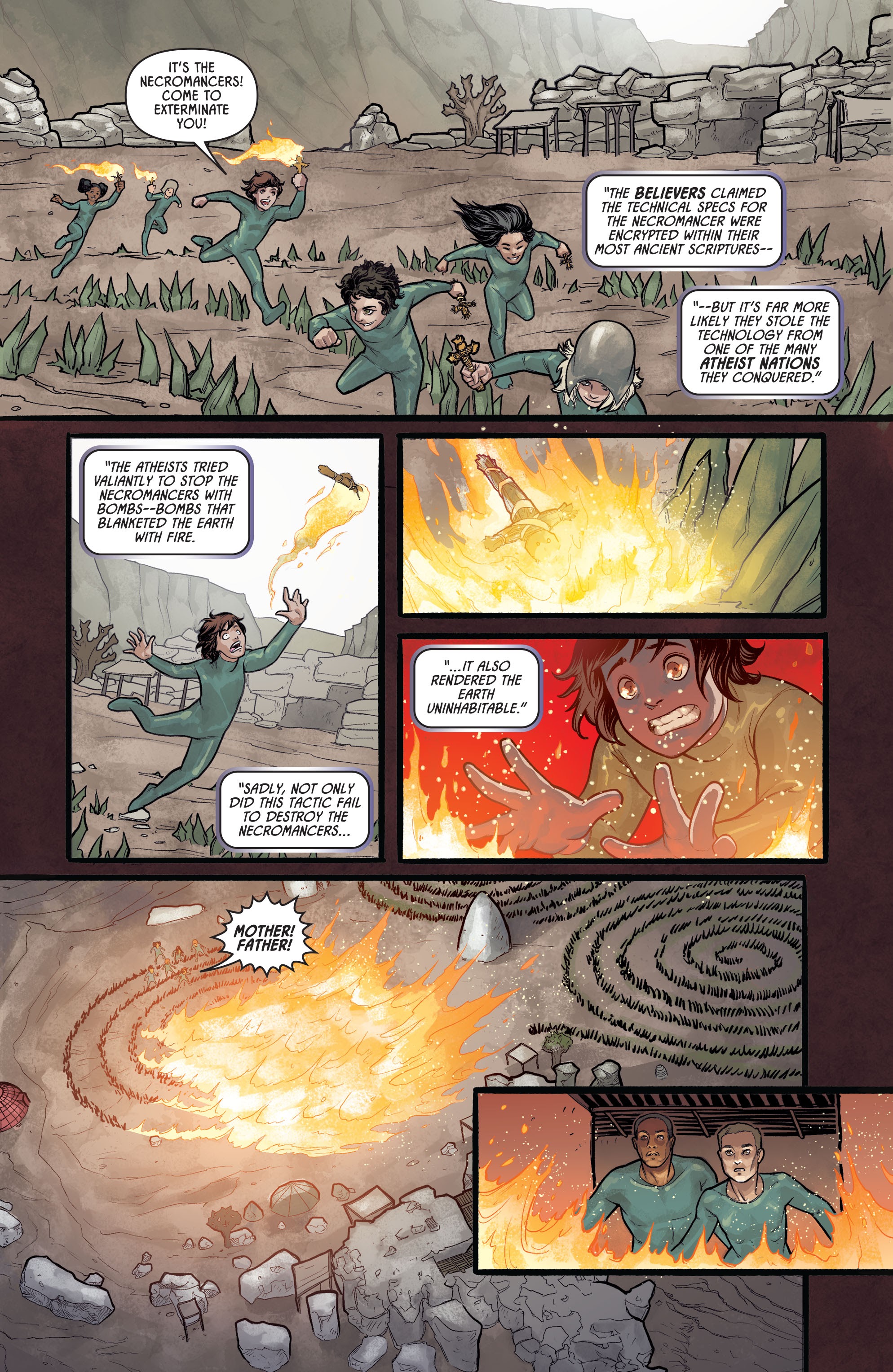 Read online HBO Max/Raised by Wolves comic -  Issue # Full - 5
