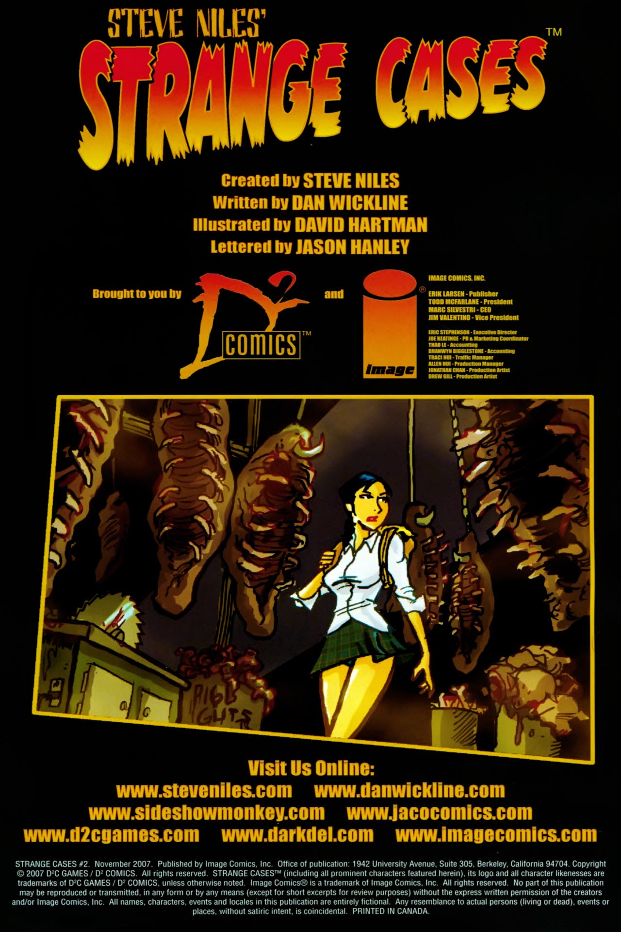 Read online Steve Niles' Strange Cases comic -  Issue #2 - 2