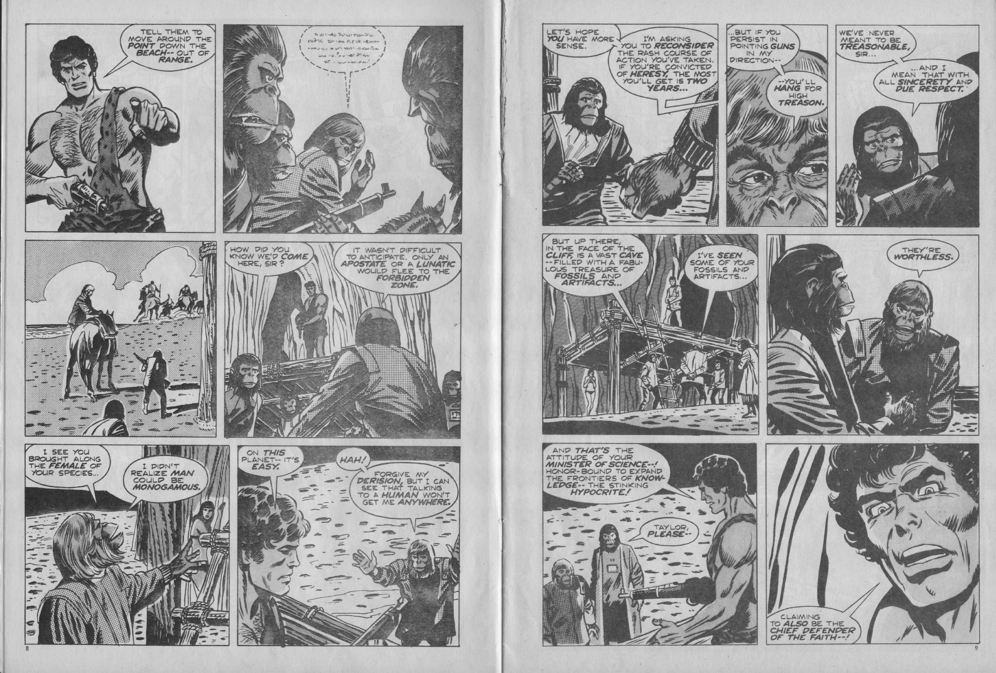 Read online Planet of the Apes (1974) comic -  Issue #9 - 5