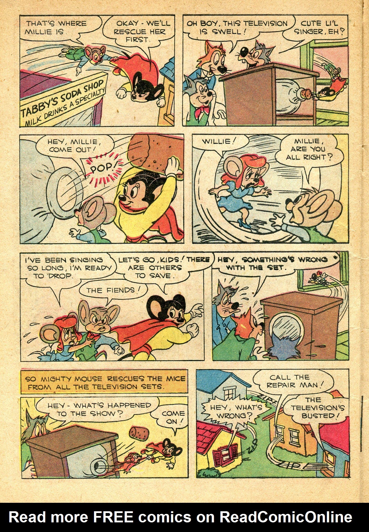 Read online Paul Terry's Mighty Mouse Comics comic -  Issue #23 - 8