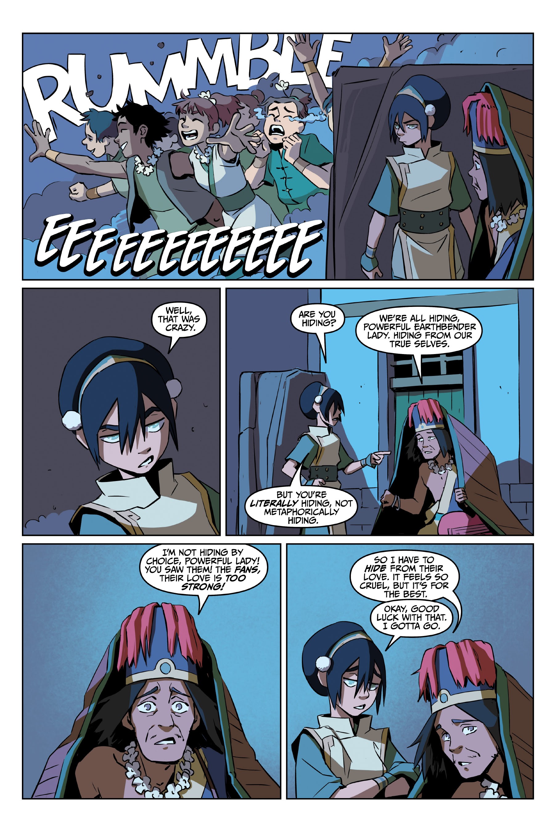 Read online Nickelodeon Avatar: The Last Airbender - Toph Beifong's Metalbending Academy comic -  Issue # TPB - 34