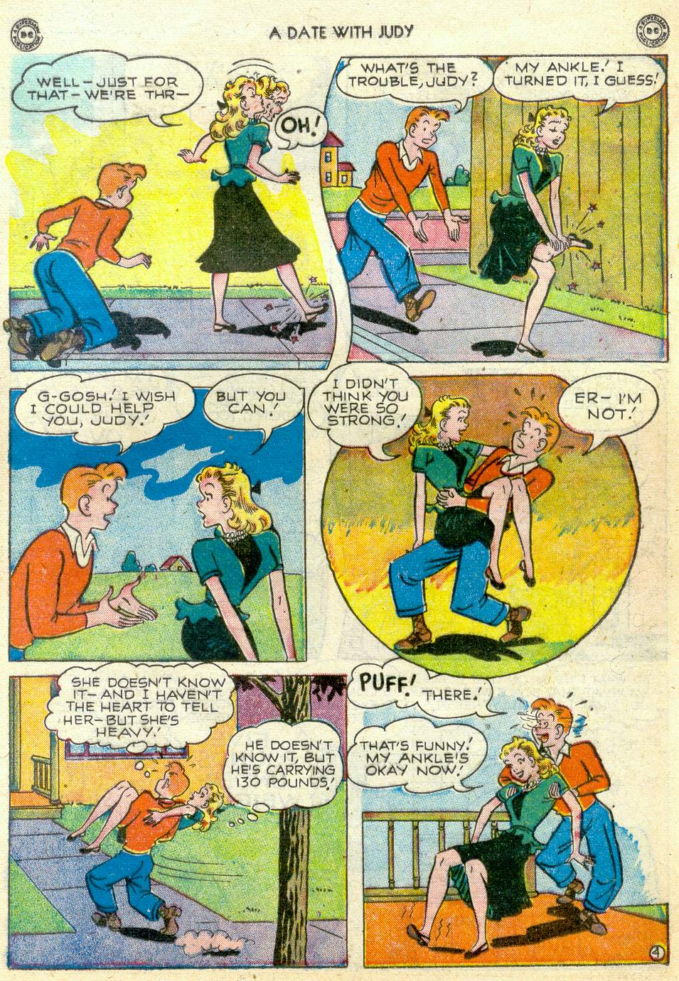 Read online A Date with Judy comic -  Issue #7 - 19