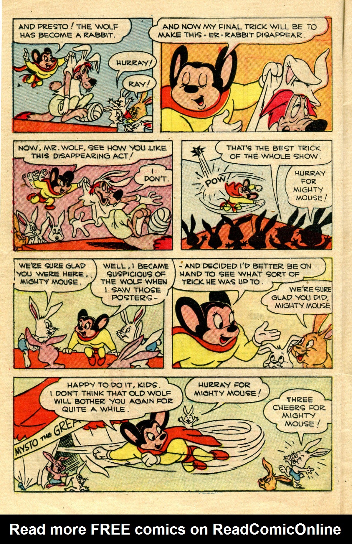 Read online Paul Terry's Mighty Mouse Comics comic -  Issue #22 - 16