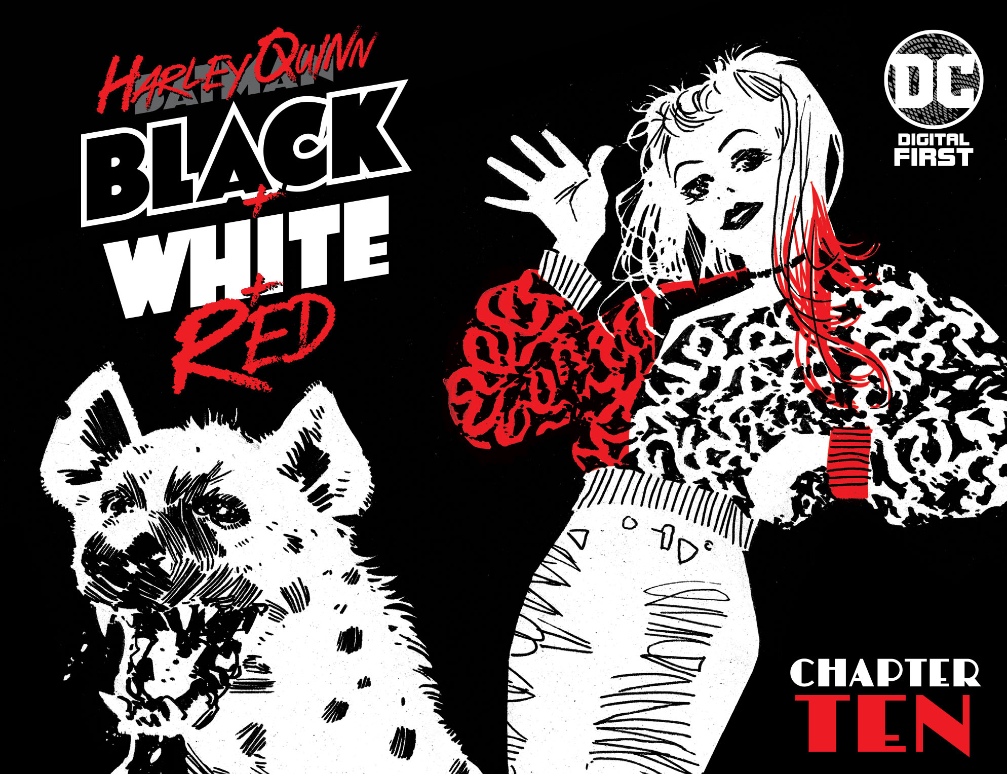 Read online Harley Quinn Black   White   Red comic -  Issue #10 - 1