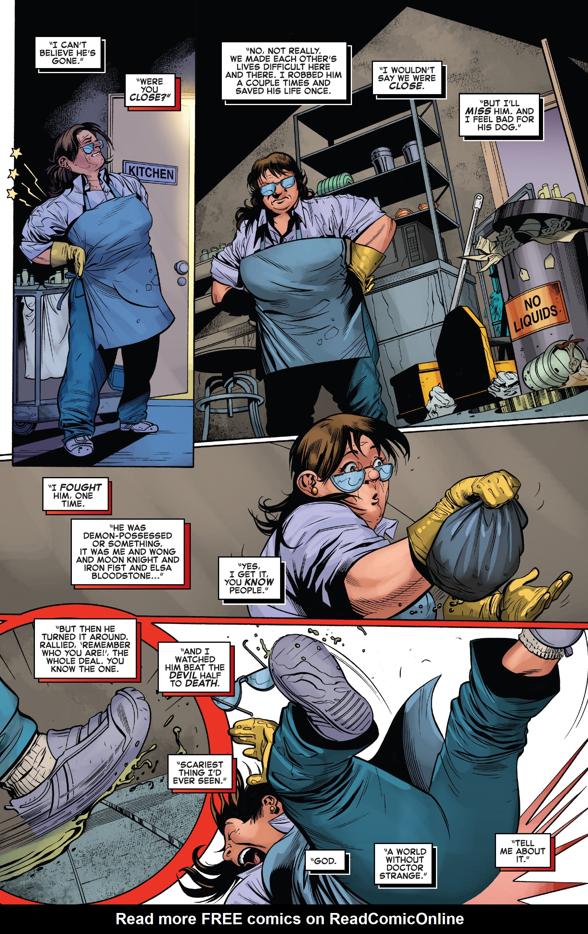 Read online Death of Doctor Strange: One-Shots comic -  Issue # Spider-Man - 19
