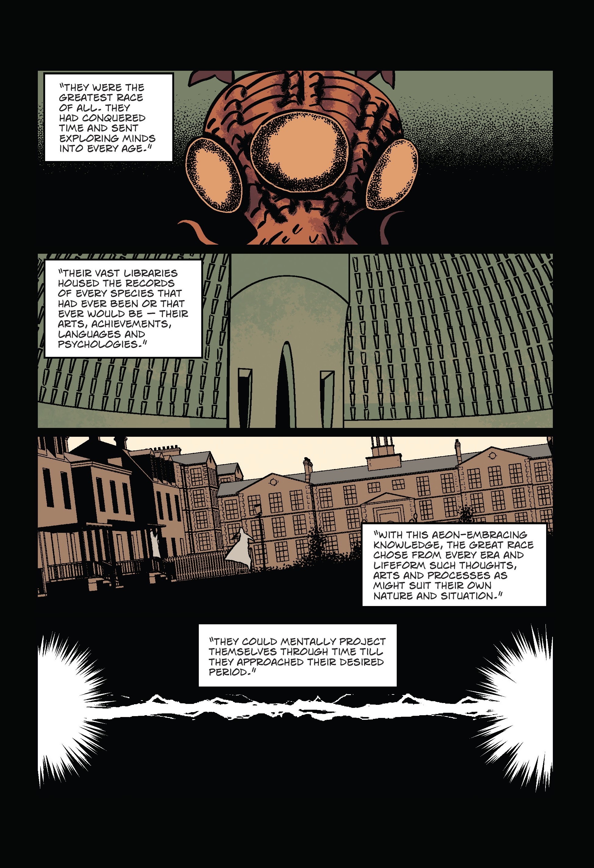 Read online H.P. Lovecraft The Shadow Out of Time comic -  Issue # TPB - 41