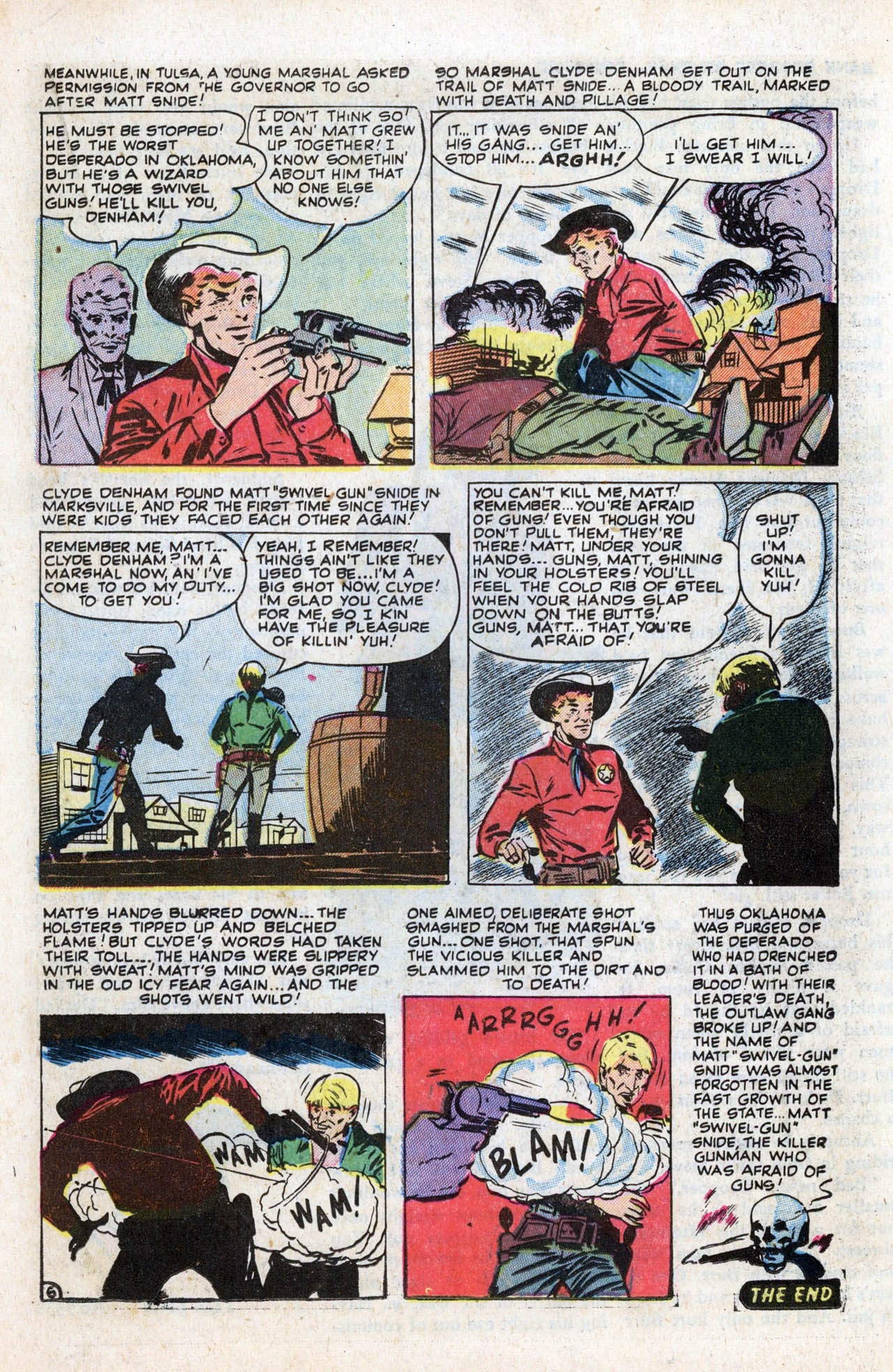 Read online Western Thrillers (1954) comic -  Issue #2 - 19