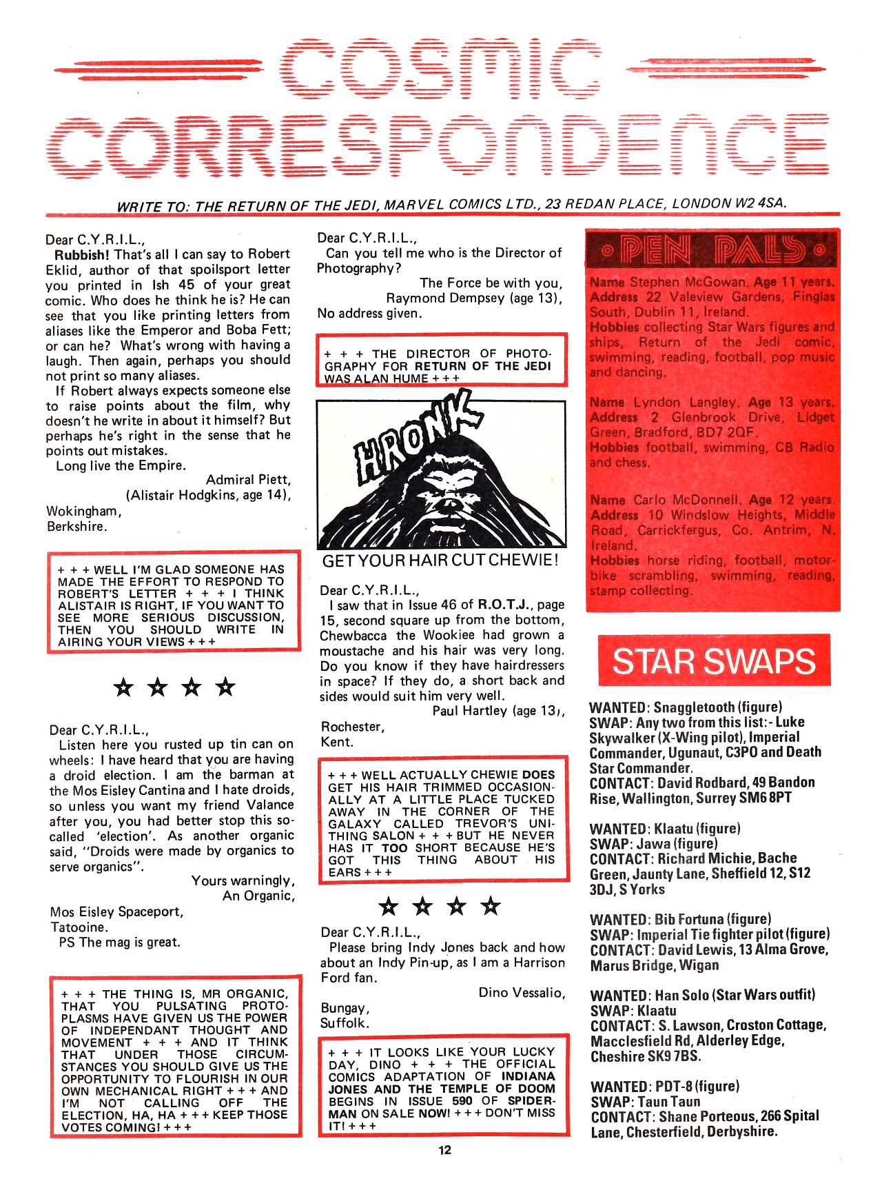 Read online Return of the Jedi comic -  Issue #54 - 12