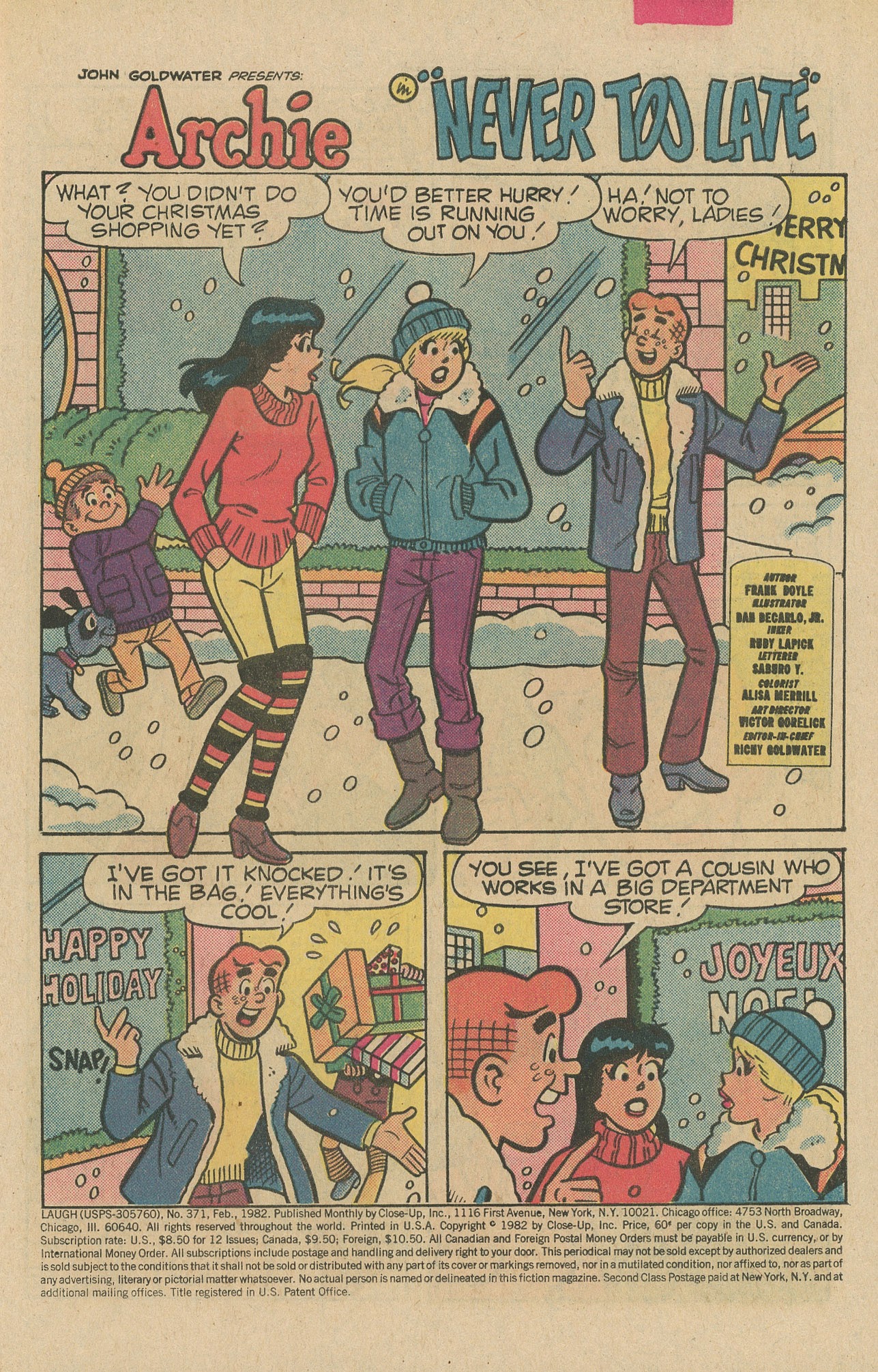 Read online Laugh (Comics) comic -  Issue #371 - 3