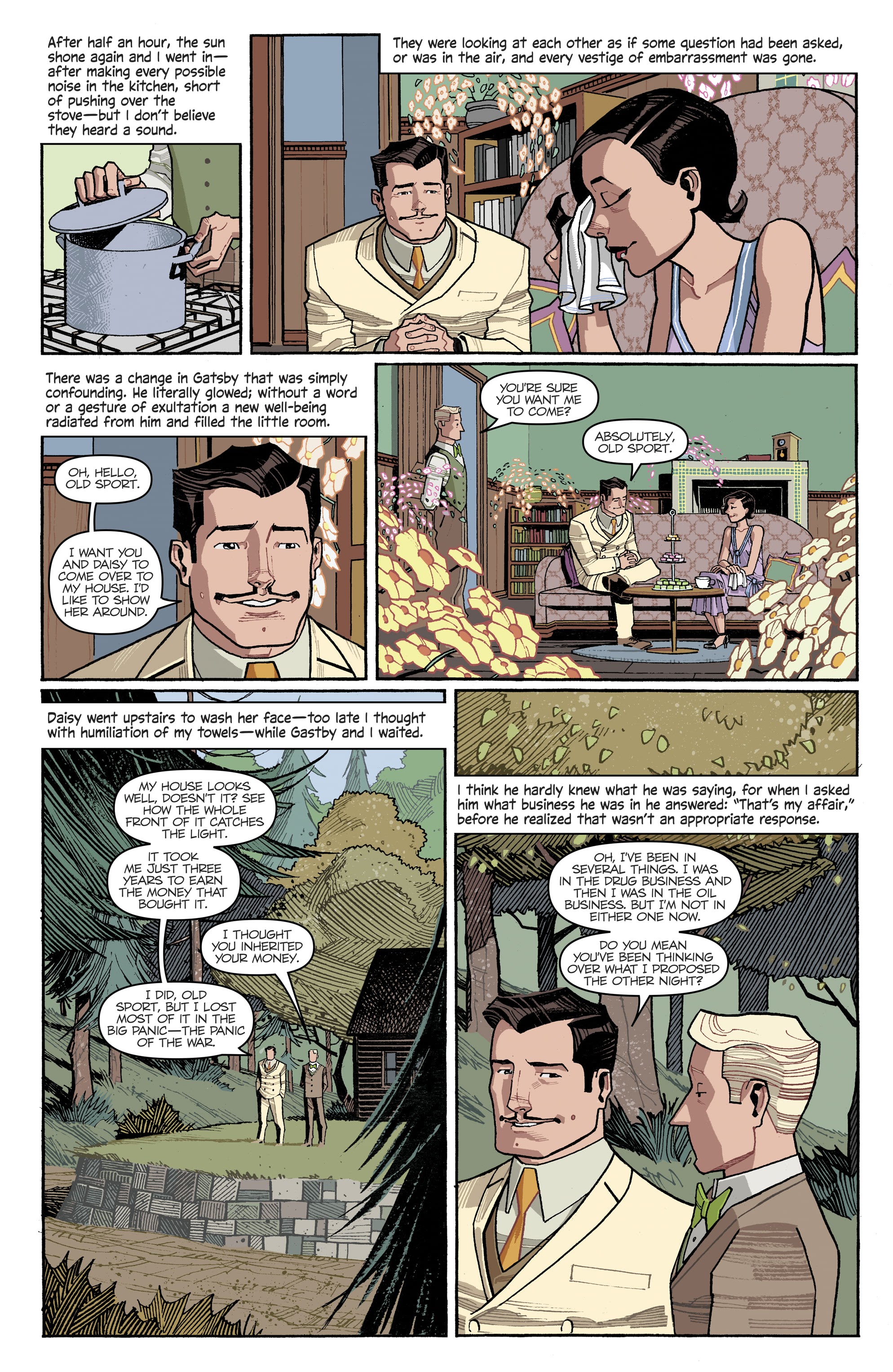 Read online The Great Gatsby comic -  Issue #4 - 7