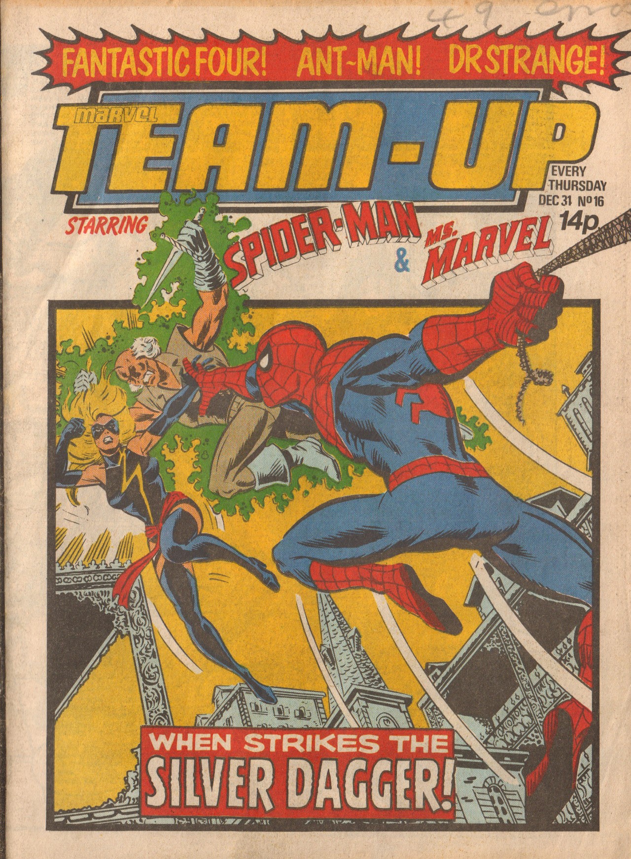 Read online Marvel Team-Up (1980) comic -  Issue #16 - 1