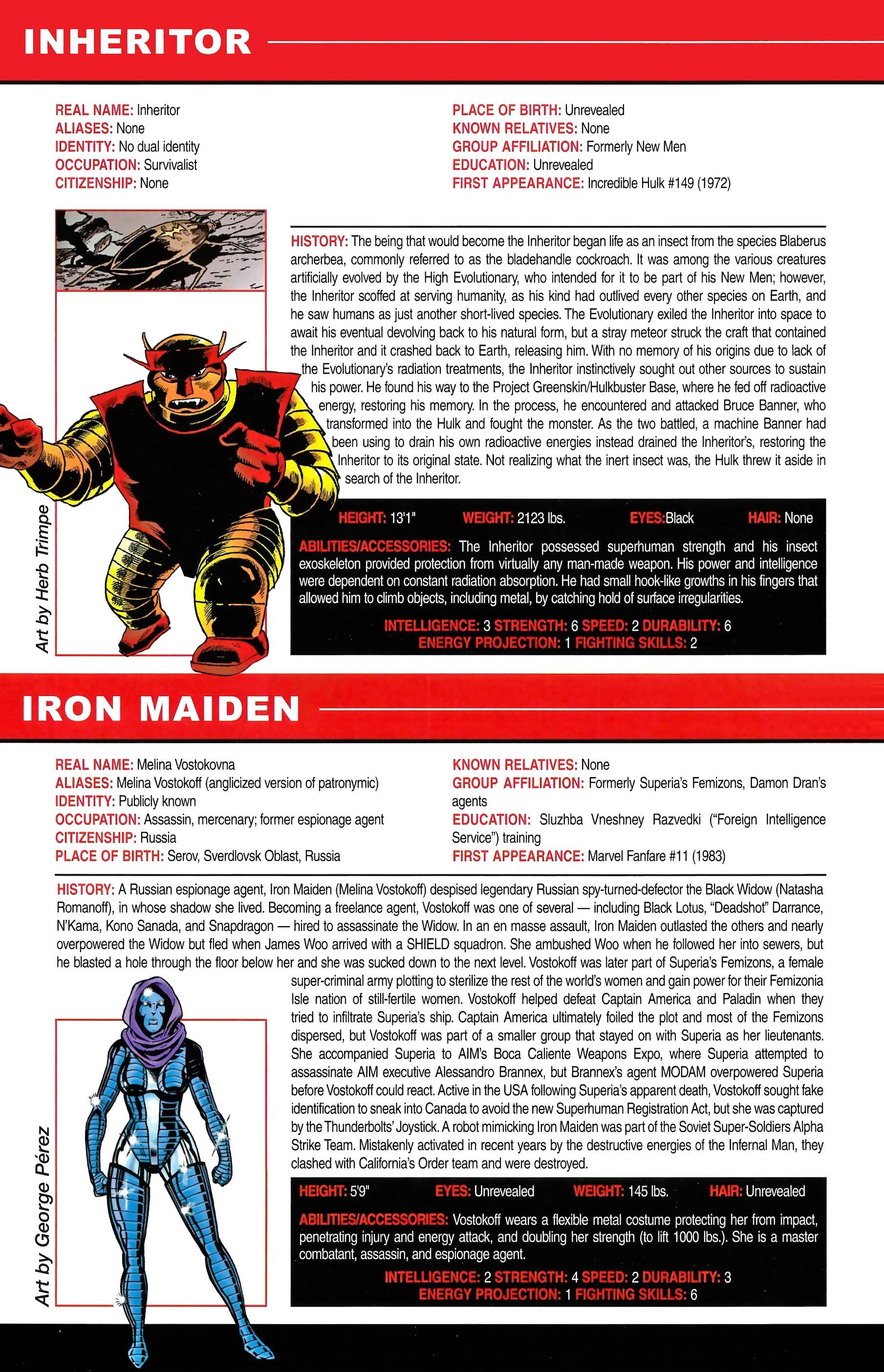 Read online Official Handbook of the Marvel Universe A to Z comic -  Issue # TPB 5 (Part 2) - 126