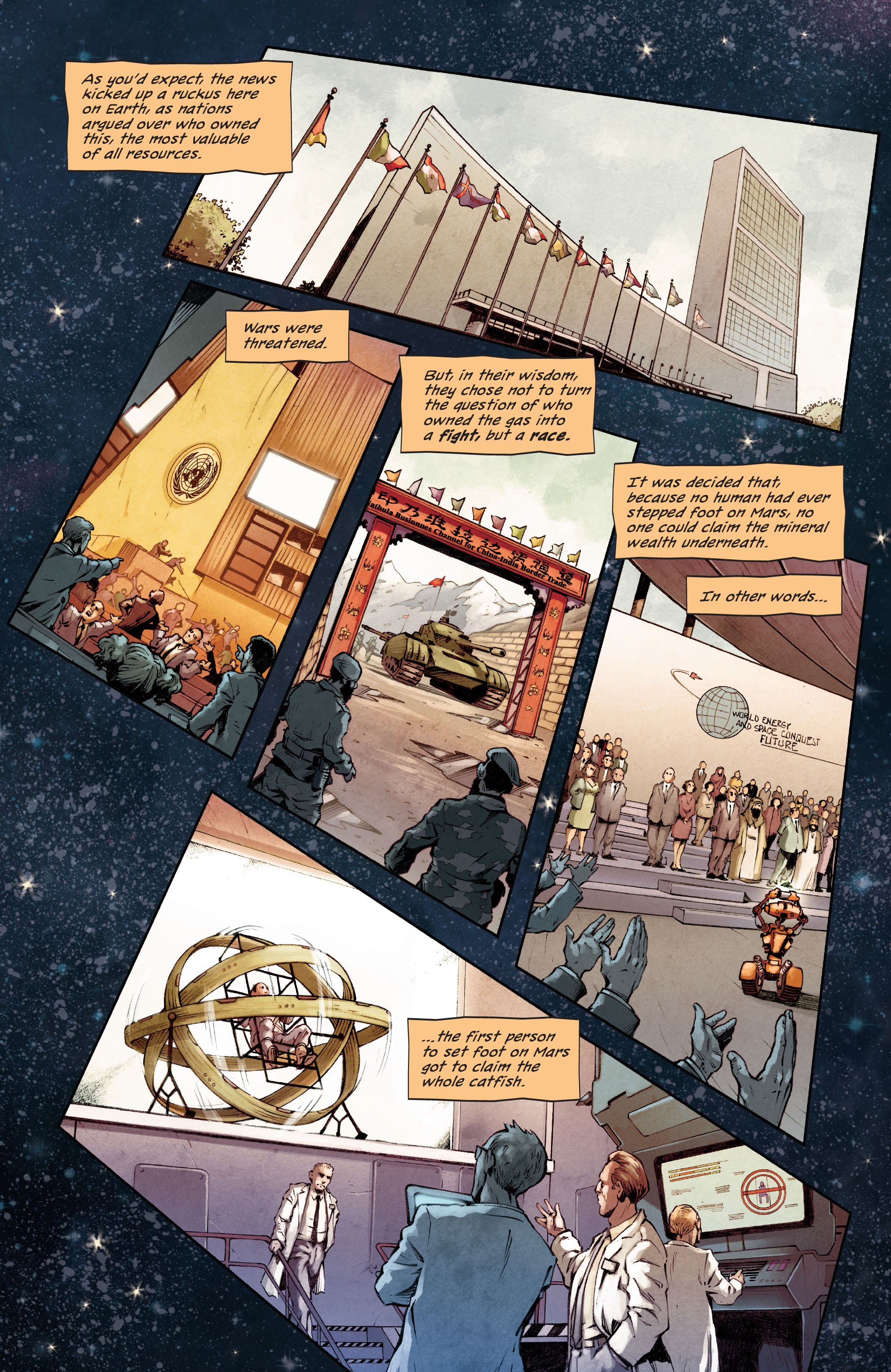 Read online Traveling To Mars comic -  Issue #1 - 11