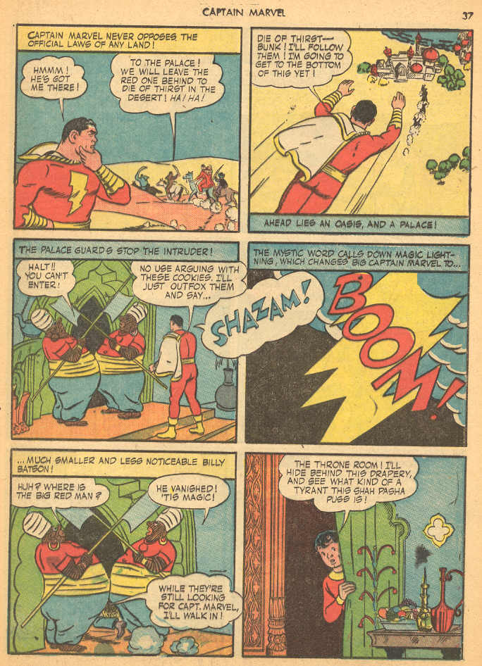 Read online Captain Marvel Adventures comic -  Issue #27 - 37