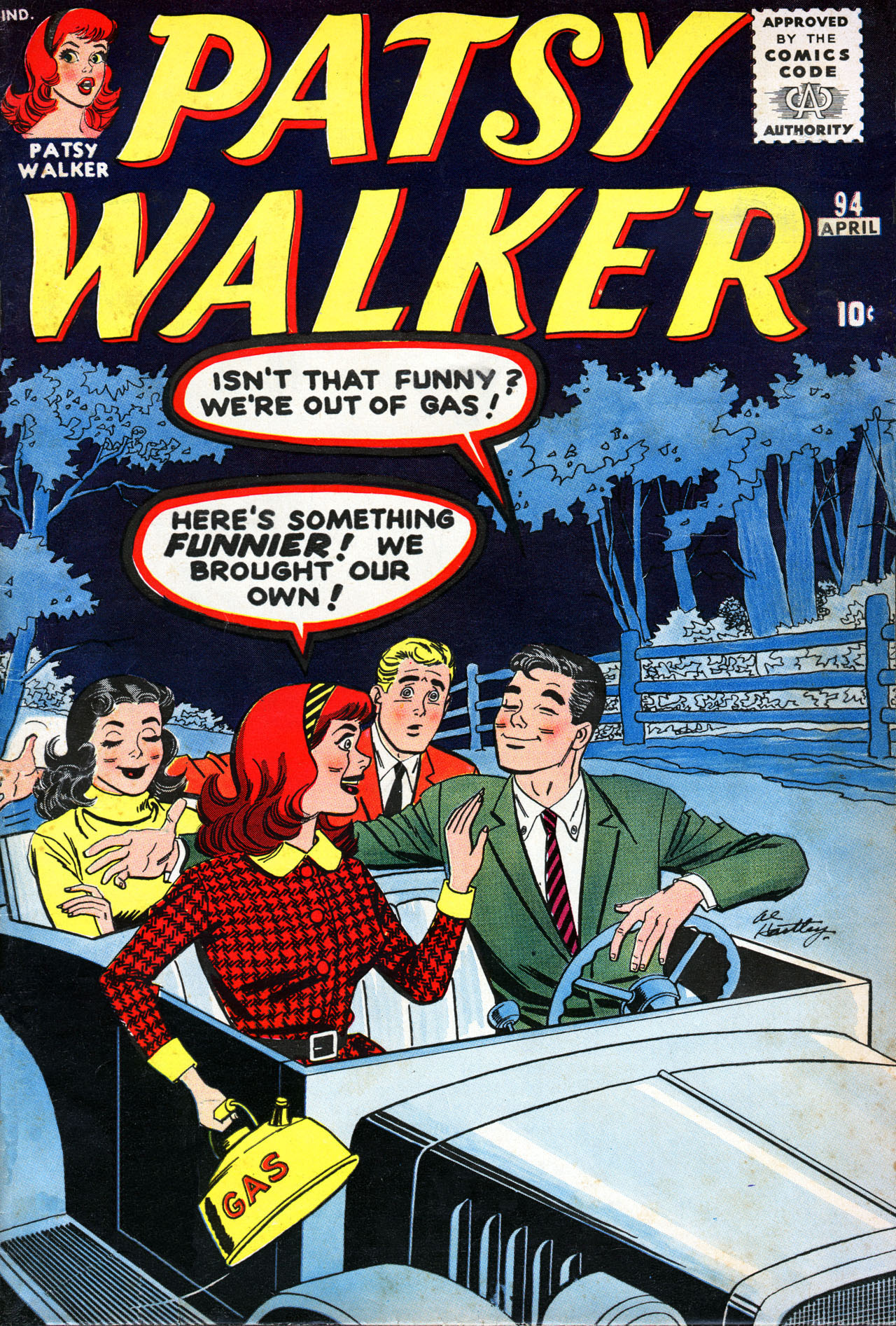 Read online Patsy Walker comic -  Issue #94 - 1