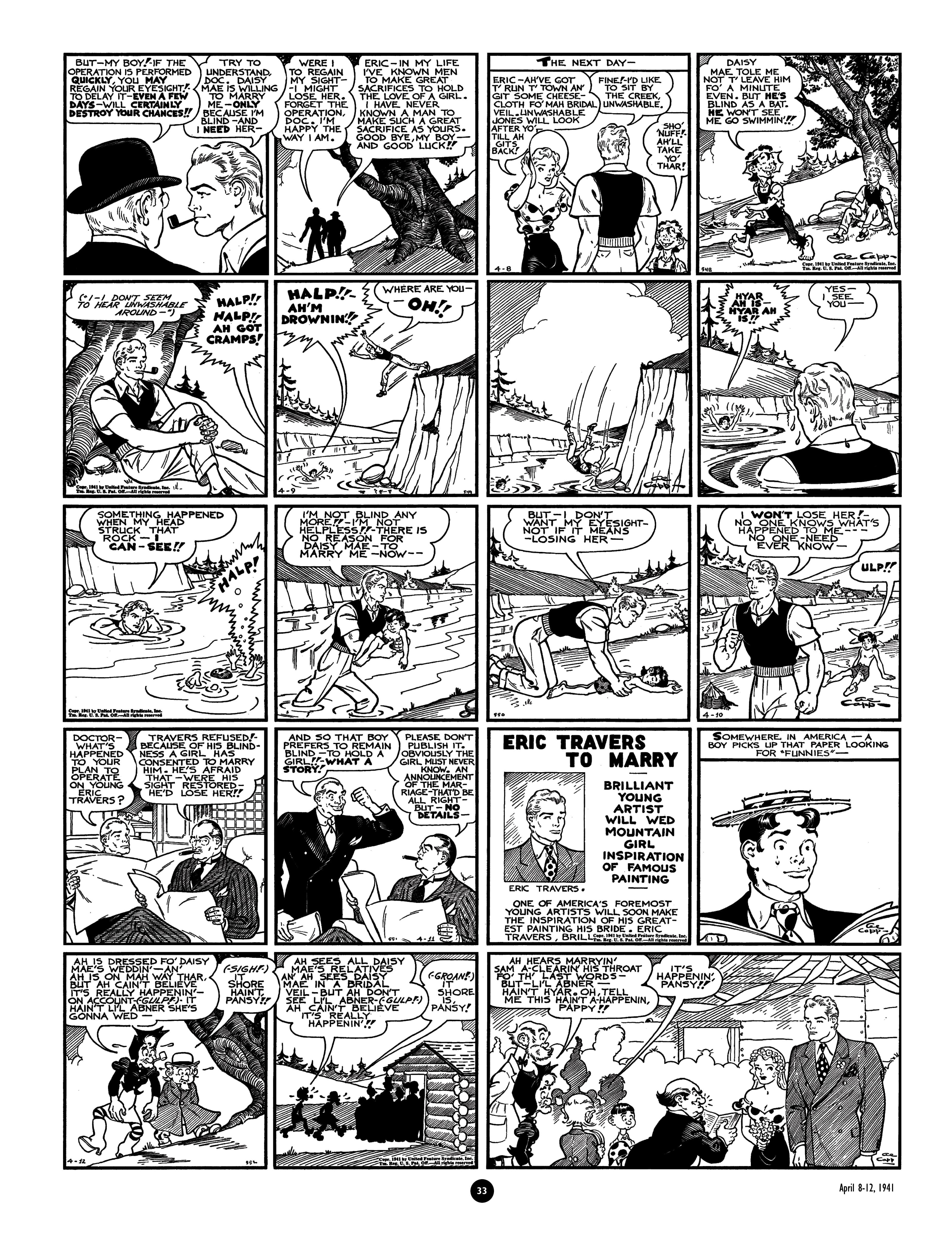 Read online Al Capp's Li'l Abner Complete Daily & Color Sunday Comics comic -  Issue # TPB 4 (Part 1) - 34