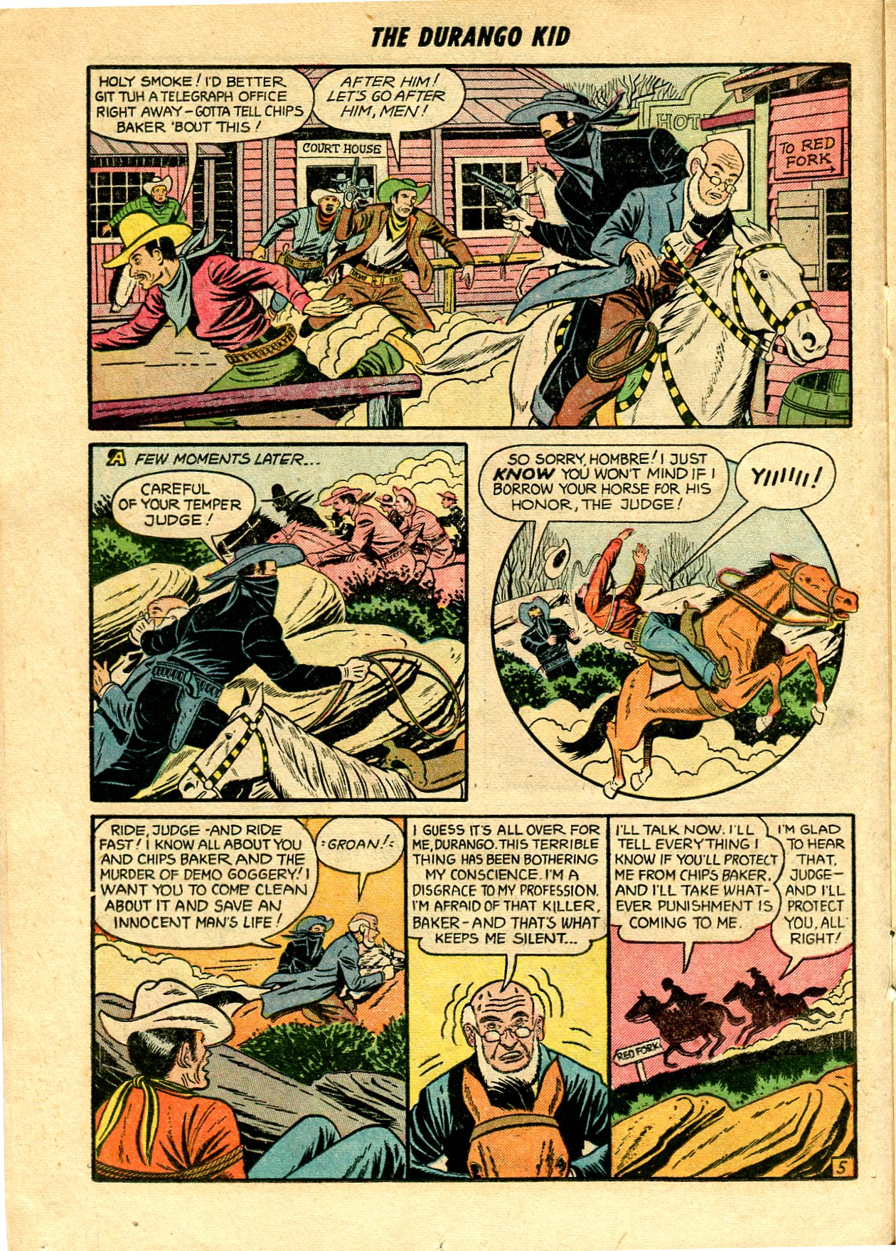 Read online Charles Starrett as The Durango Kid comic -  Issue #23 - 16