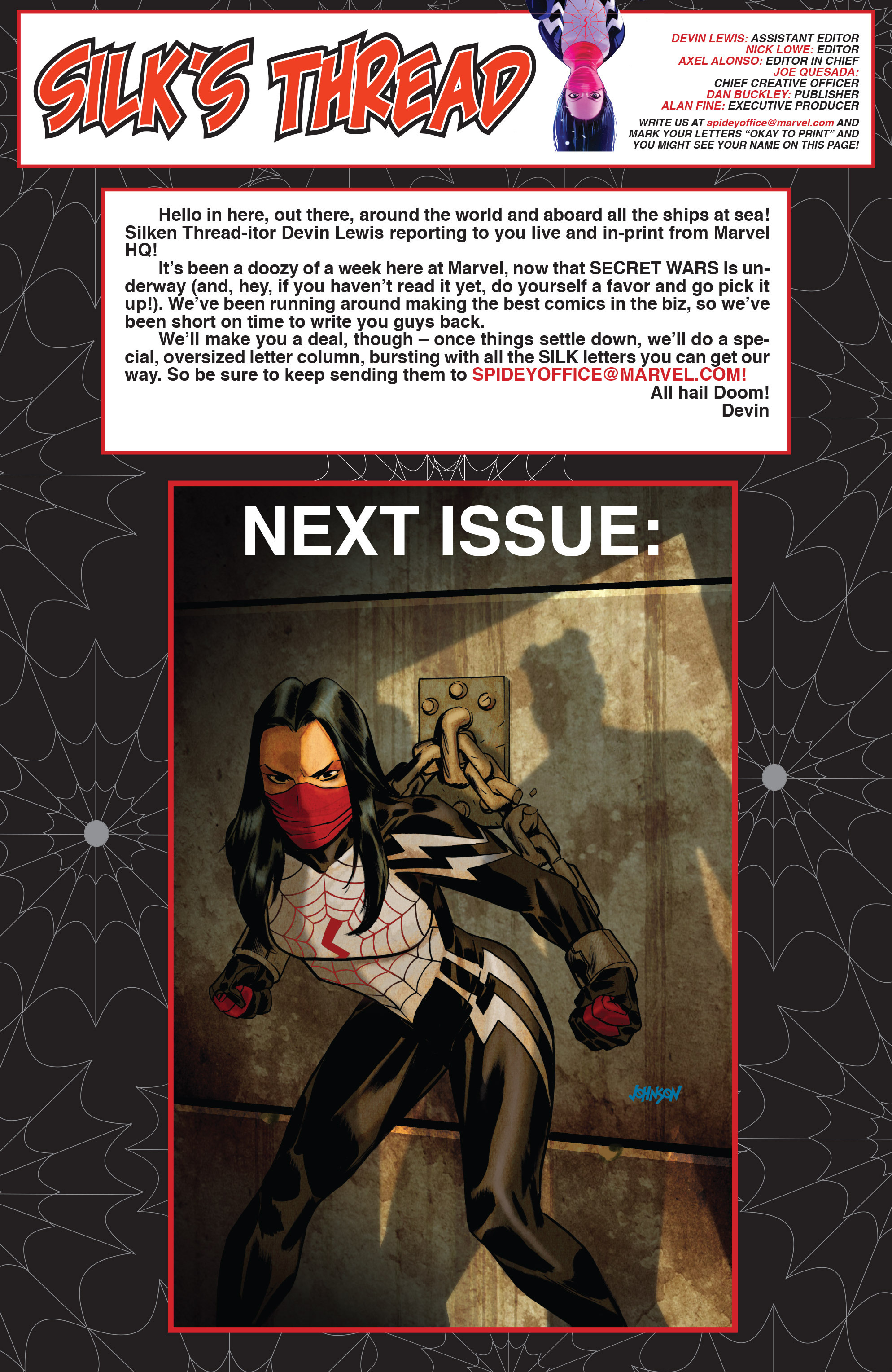Read online Silk (2015) comic -  Issue #5 - 23