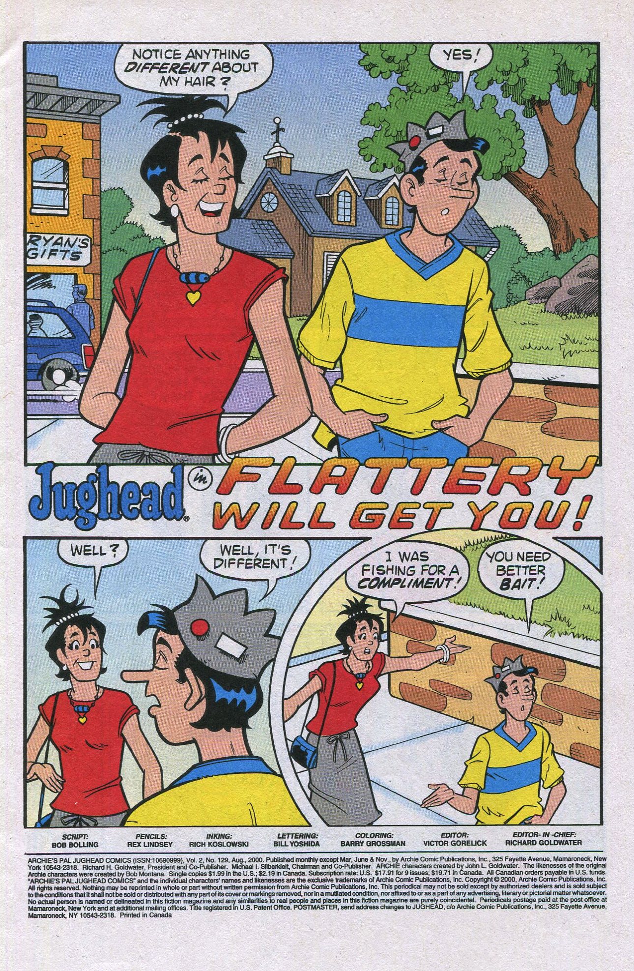 Read online Archie's Pal Jughead Comics comic -  Issue #129 - 3