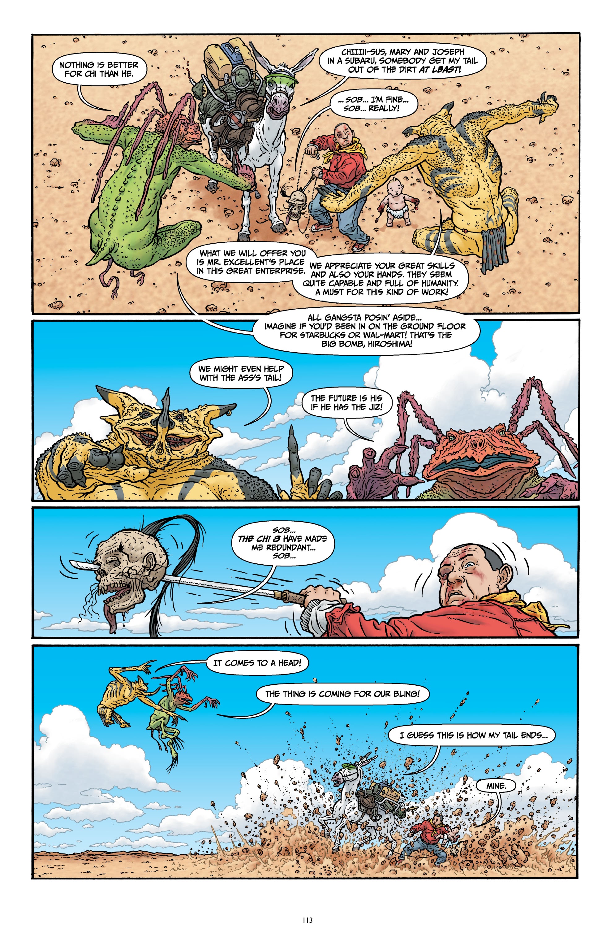 Read online Shaolin Cowboy comic -  Issue # _Start Trek (Part 1) - 89