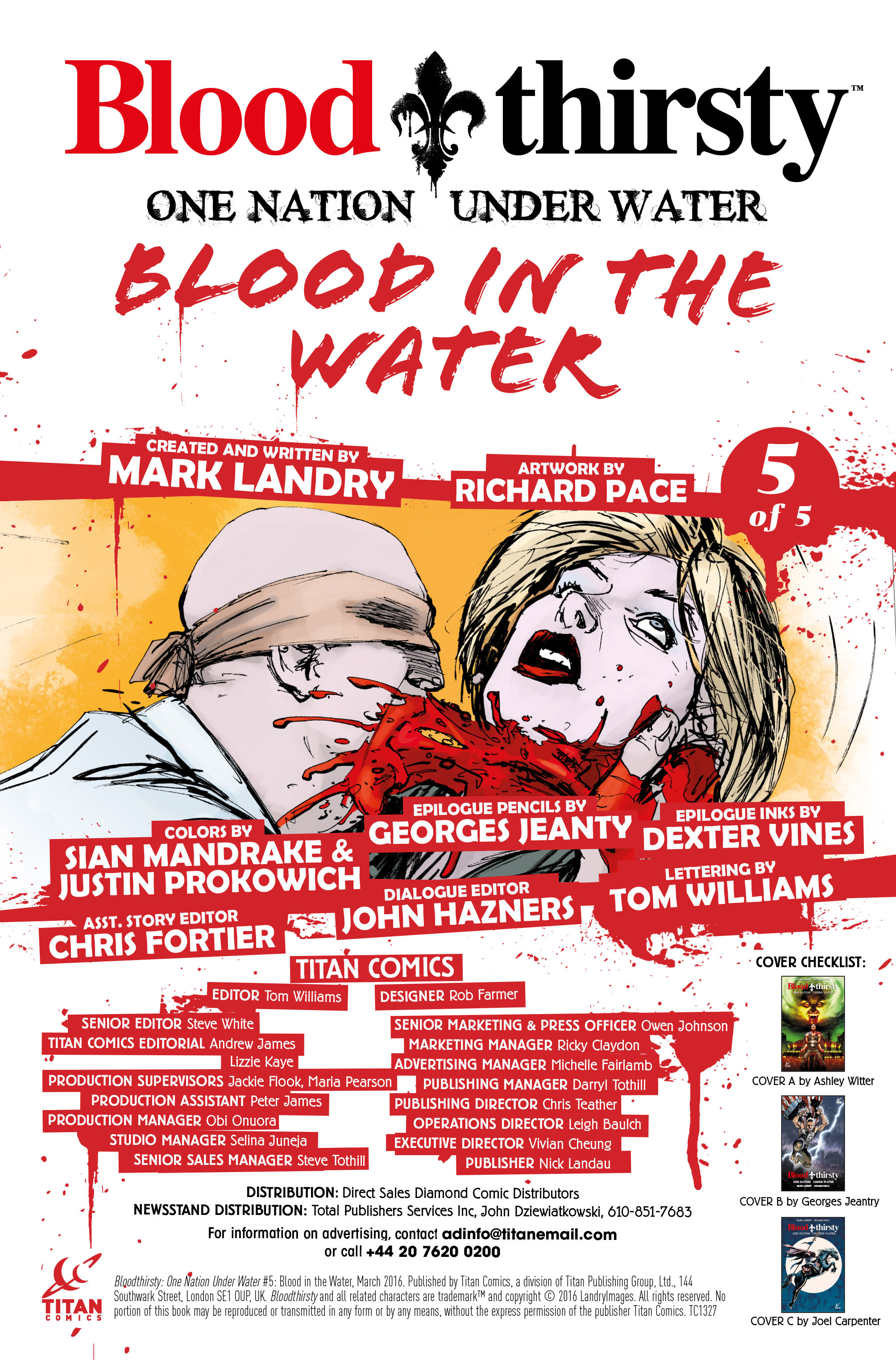 Read online Bloodthirsty: One Nation Under Water comic -  Issue #5 - 2