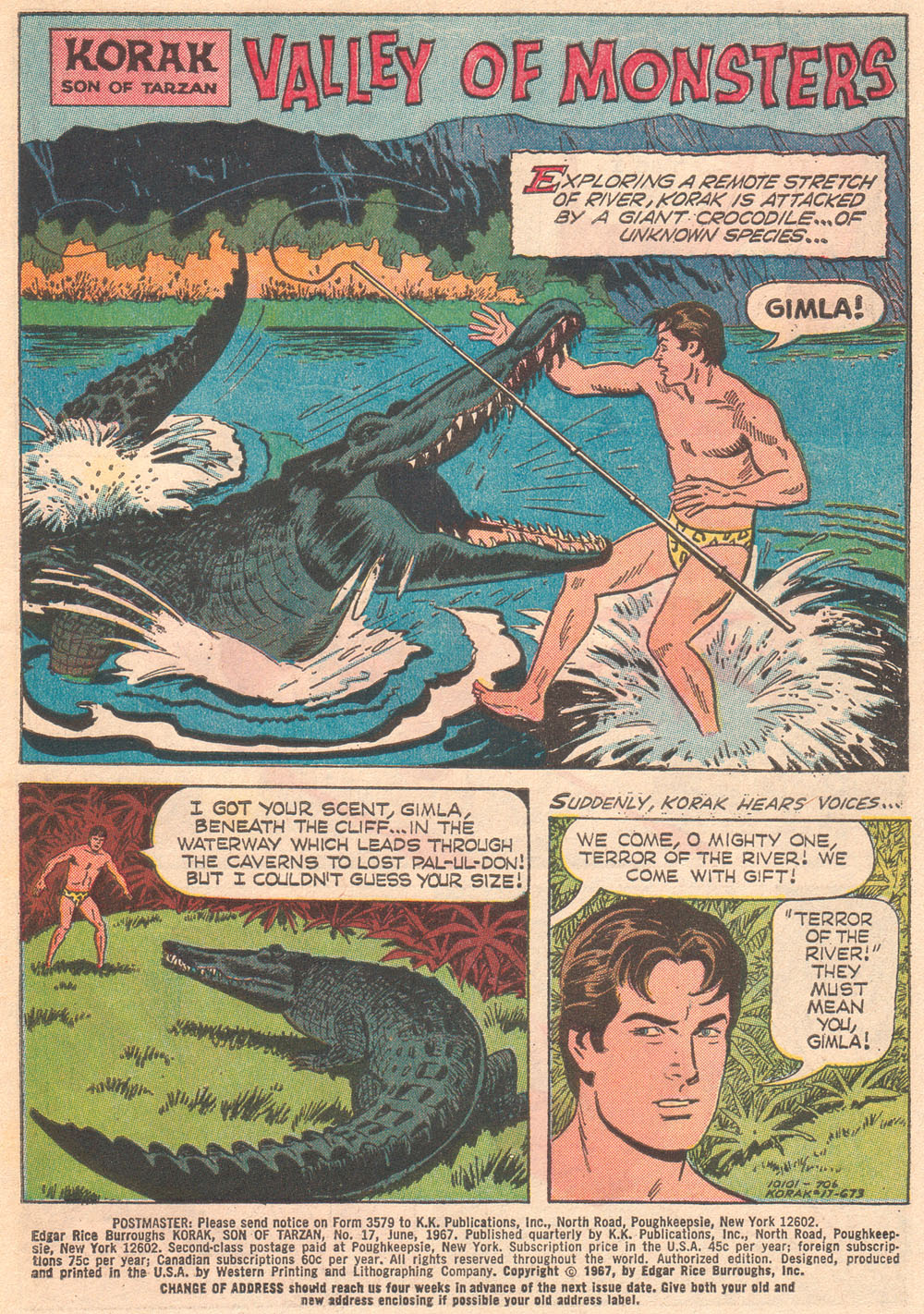 Read online Korak, Son of Tarzan (1964) comic -  Issue #17 - 3