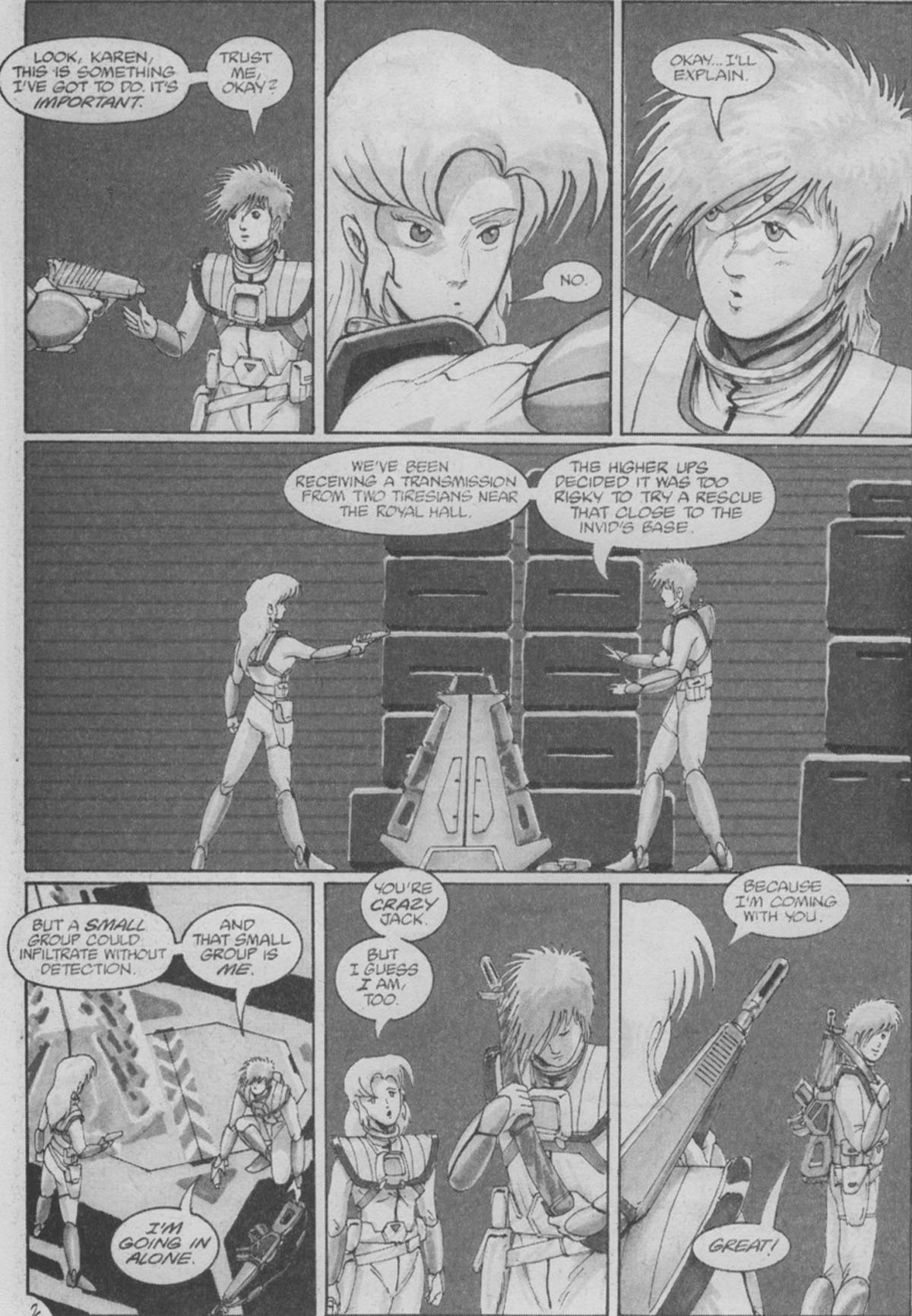 Read online Robotech II: The Sentinels - The Marriage of Rick Hunter and Lisa Hayes comic -  Issue # TPB 4 - 32