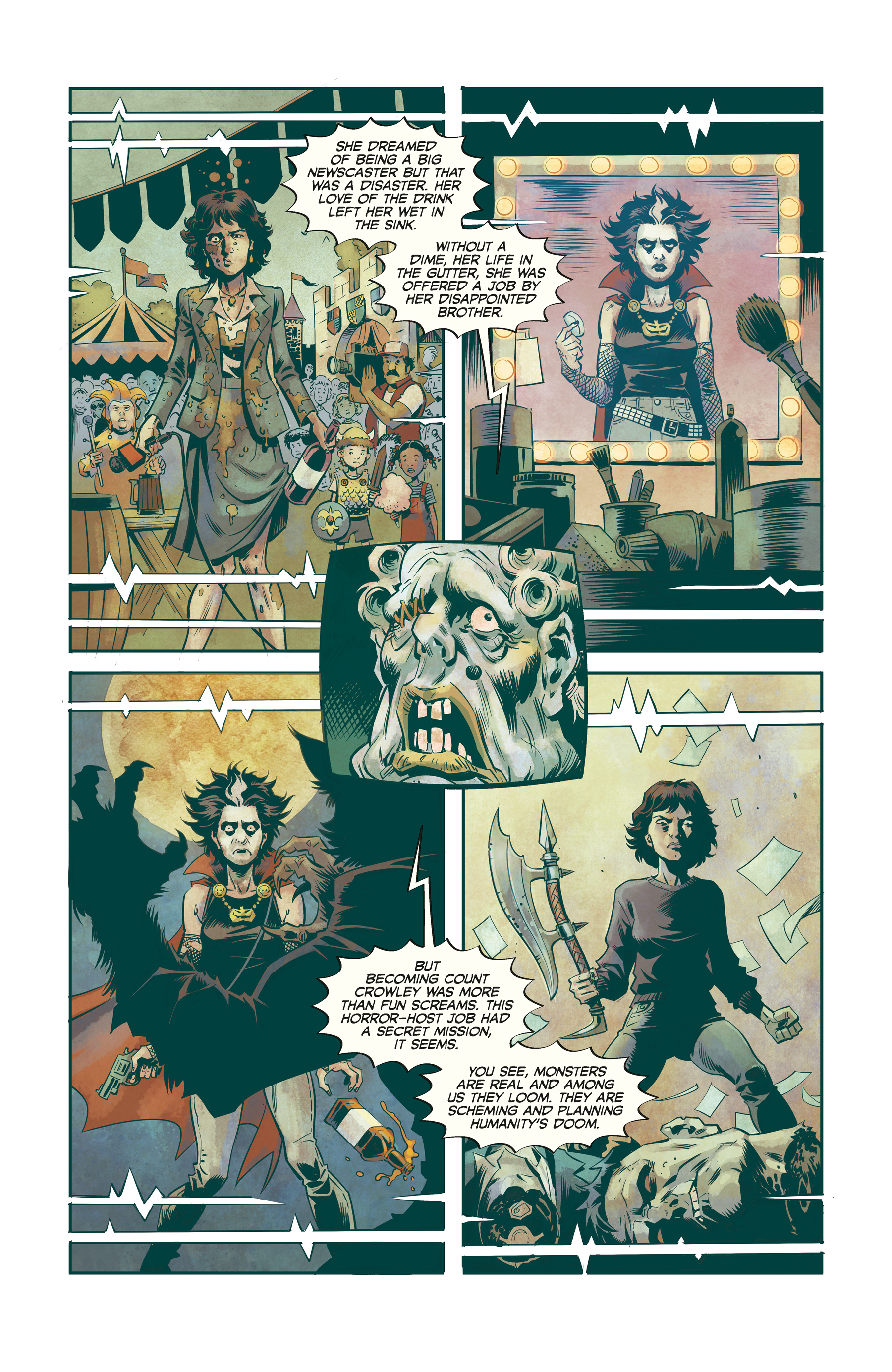 Read online Count Crowley: Mediocre Midnight Monster Hunter comic -  Issue #1 - 4