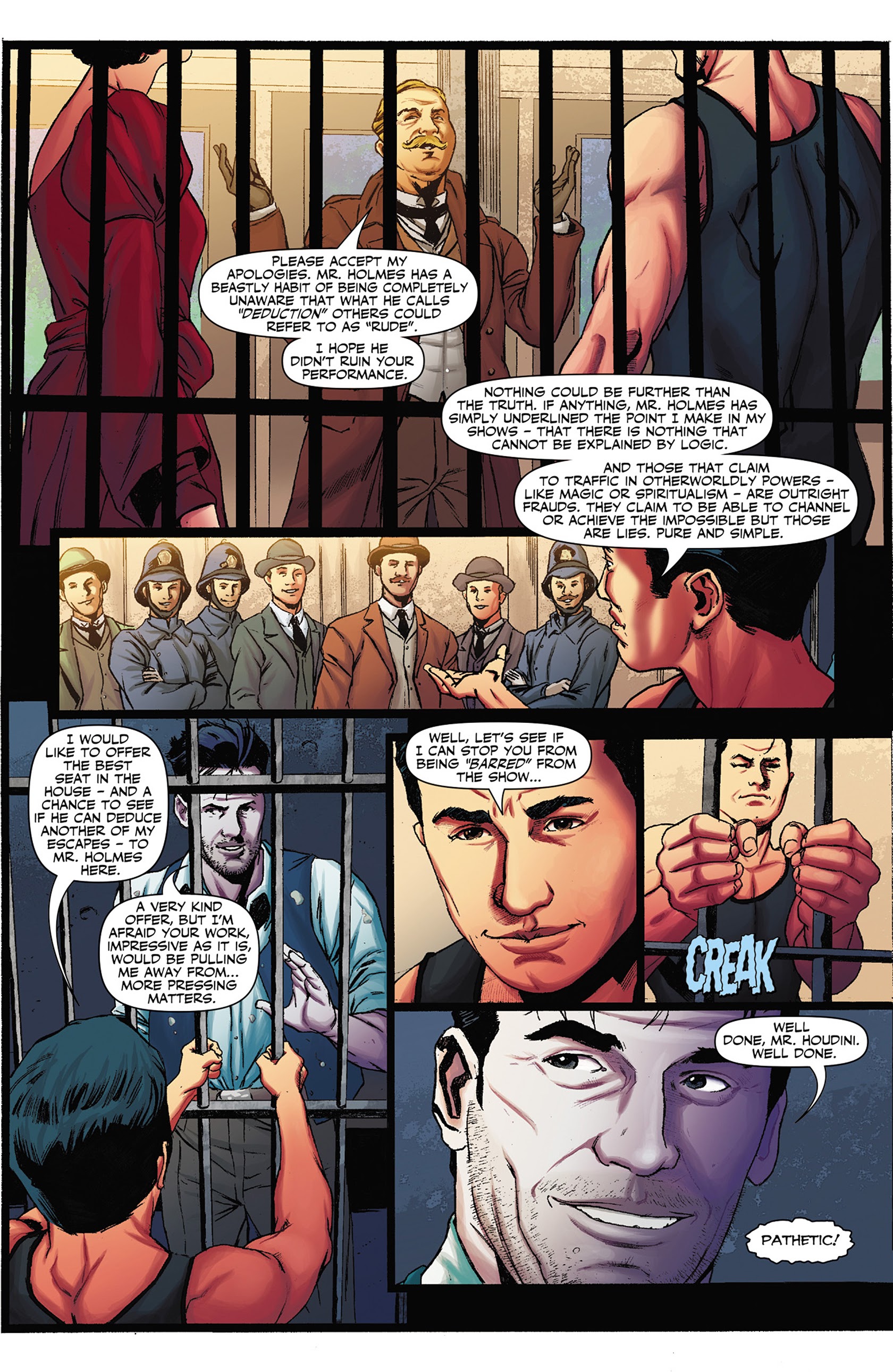 Read online Sherlock Holmes vs. Harry Houdini comic -  Issue #1 - 13