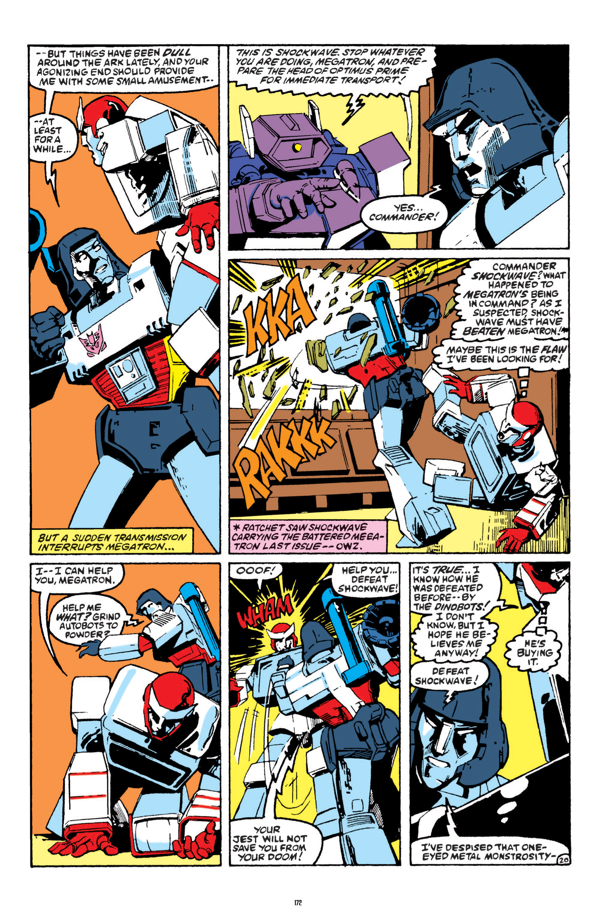 Read online The Transformers Classics comic -  Issue # TPB 1 - 173