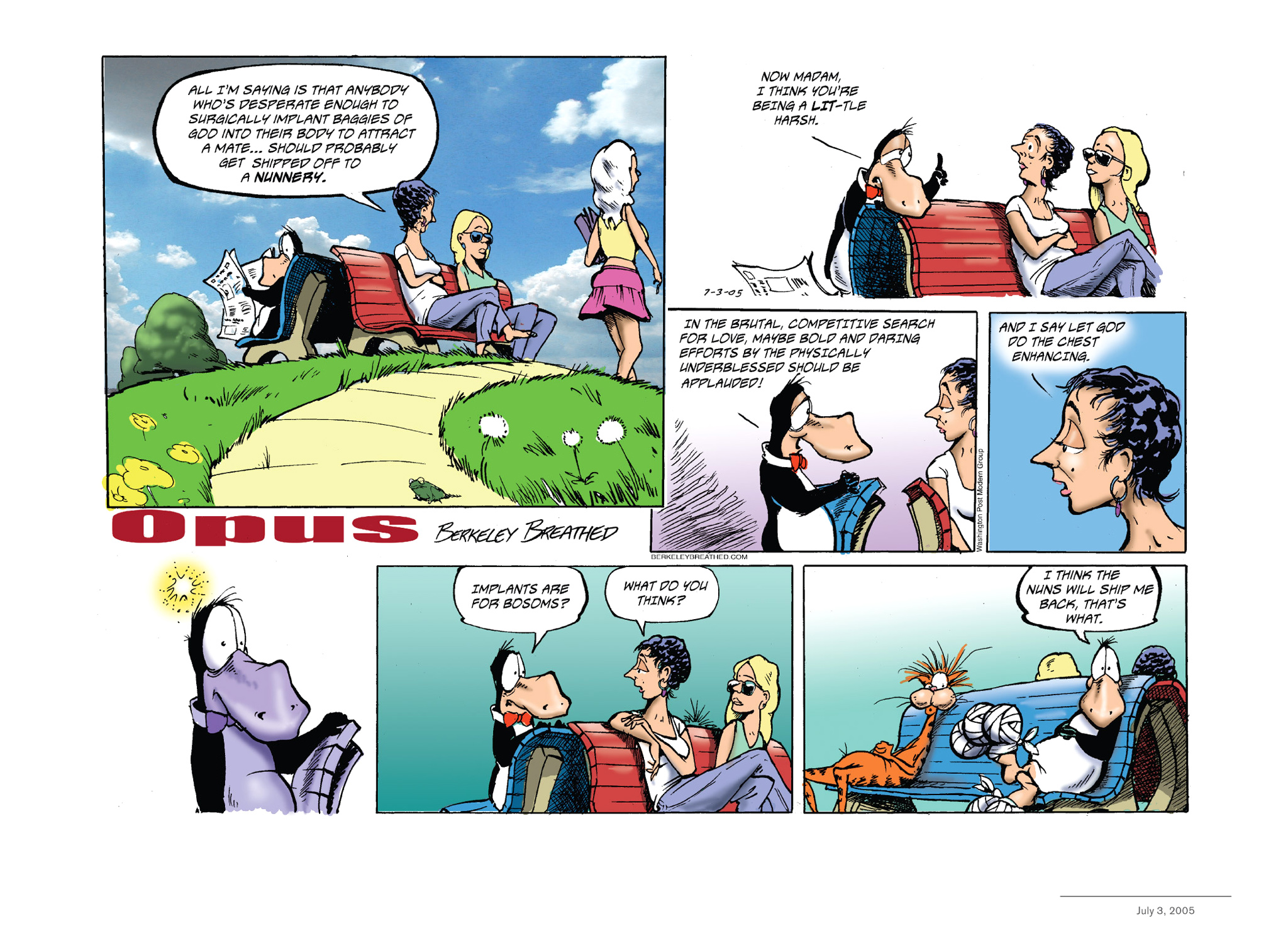 Read online Opus Complete Sunday Strips From 2003-2008 comic -  Issue # TPB (Part 1) - 91