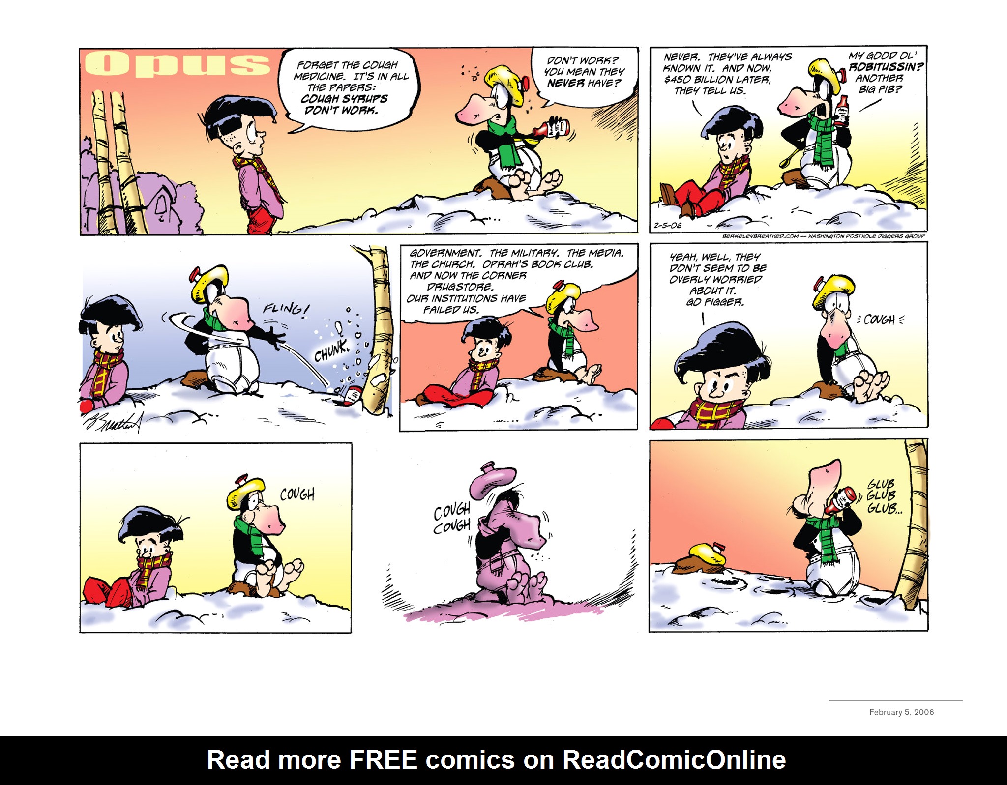 Read online Opus Complete Sunday Strips From 2003-2008 comic -  Issue # TPB (Part 2) - 22