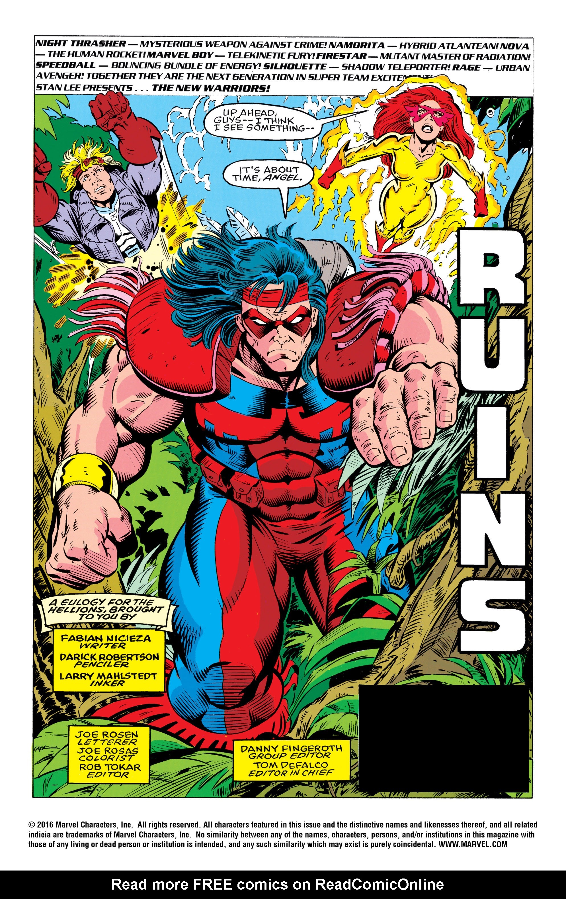 Read online The New Warriors comic -  Issue #31 - 2
