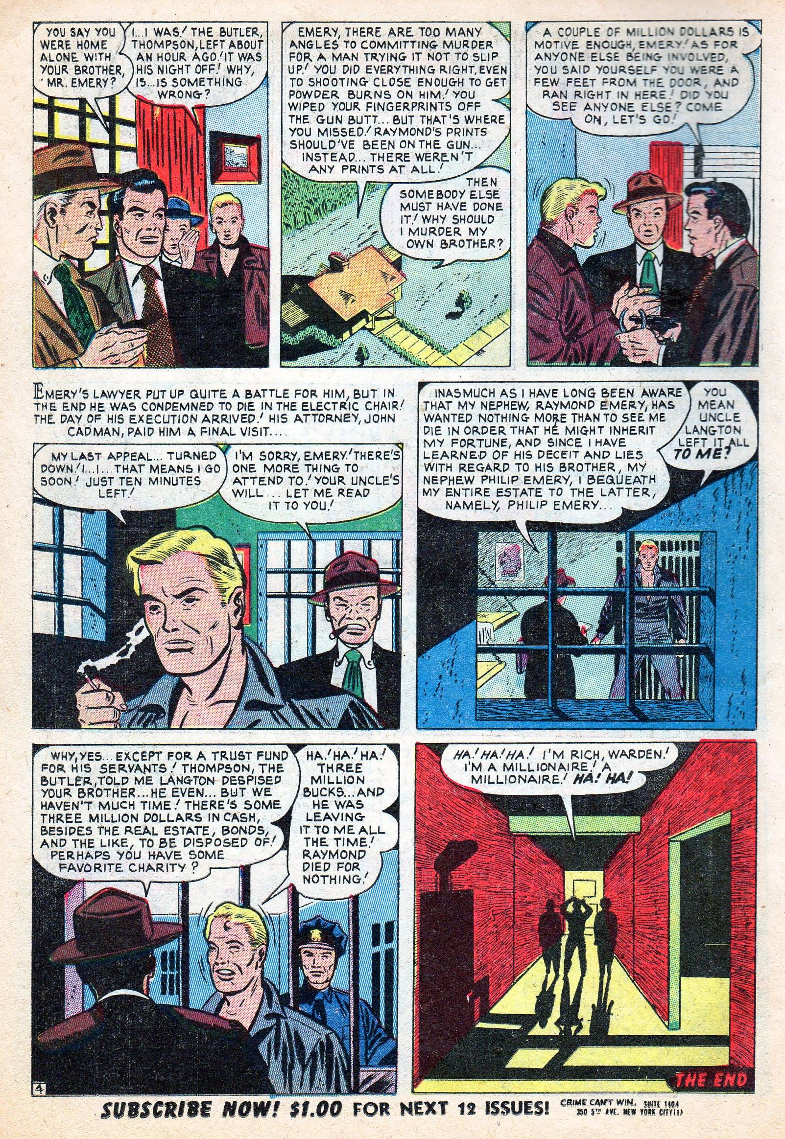 Read online Crime Can't Win comic -  Issue #5 - 14