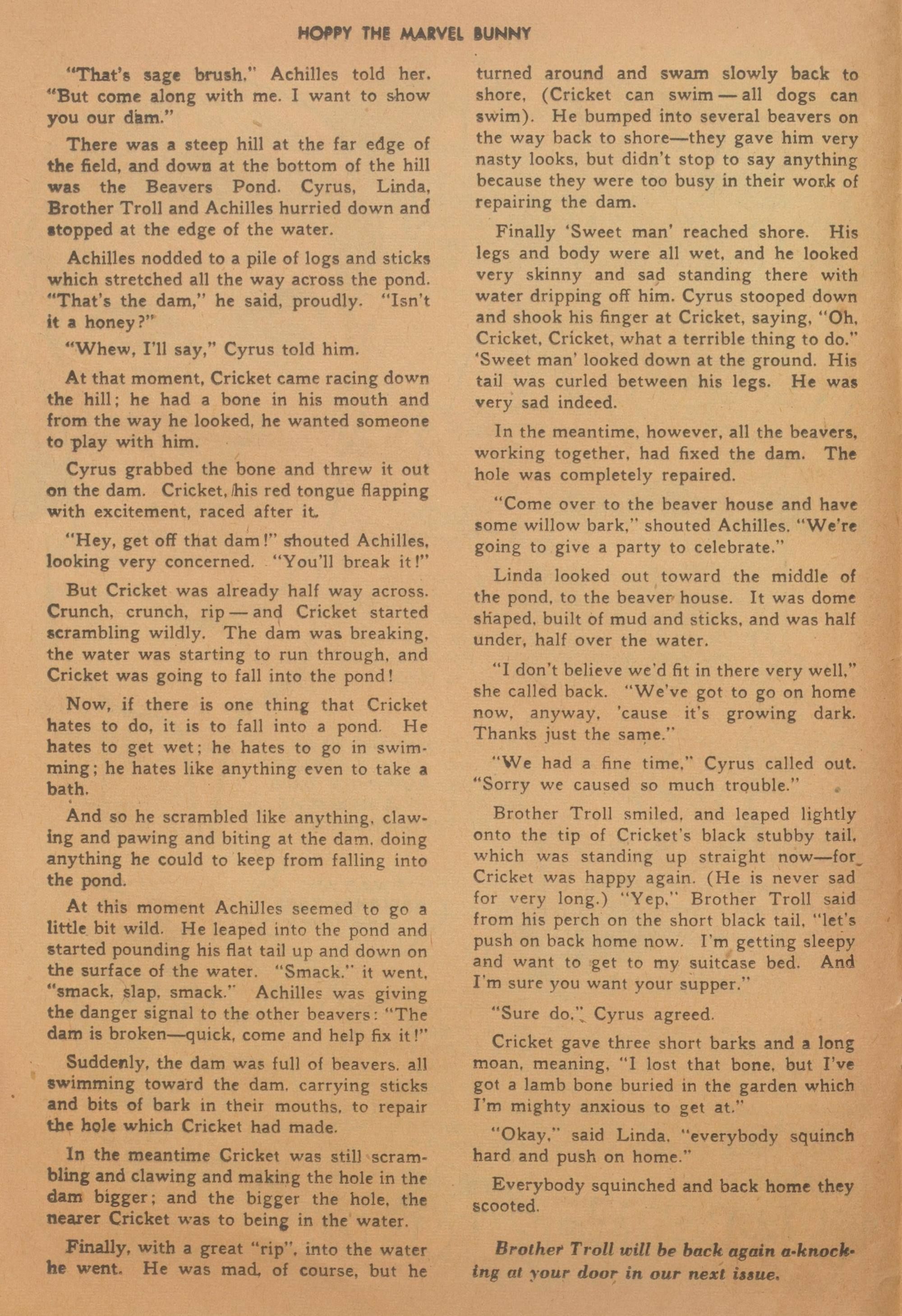 Read online Hoppy The Marvel Bunny comic -  Issue #15 - 12