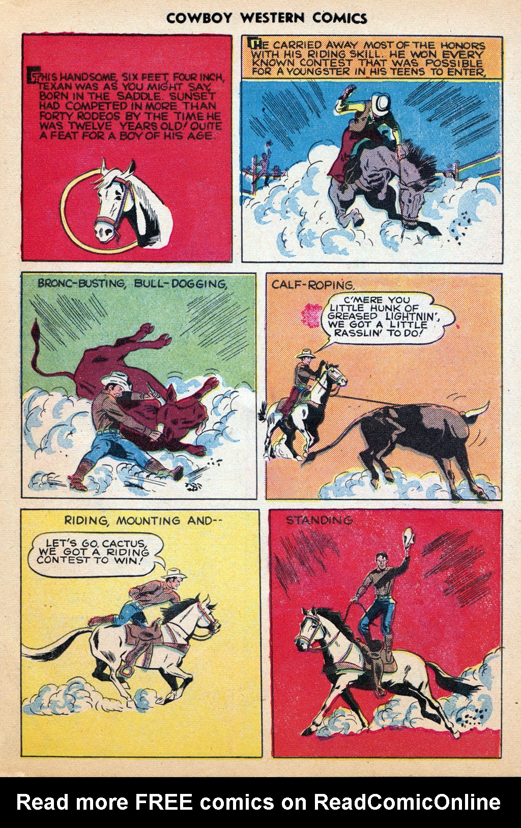 Read online Cowboy Western Comics (1948) comic -  Issue #29 - 31