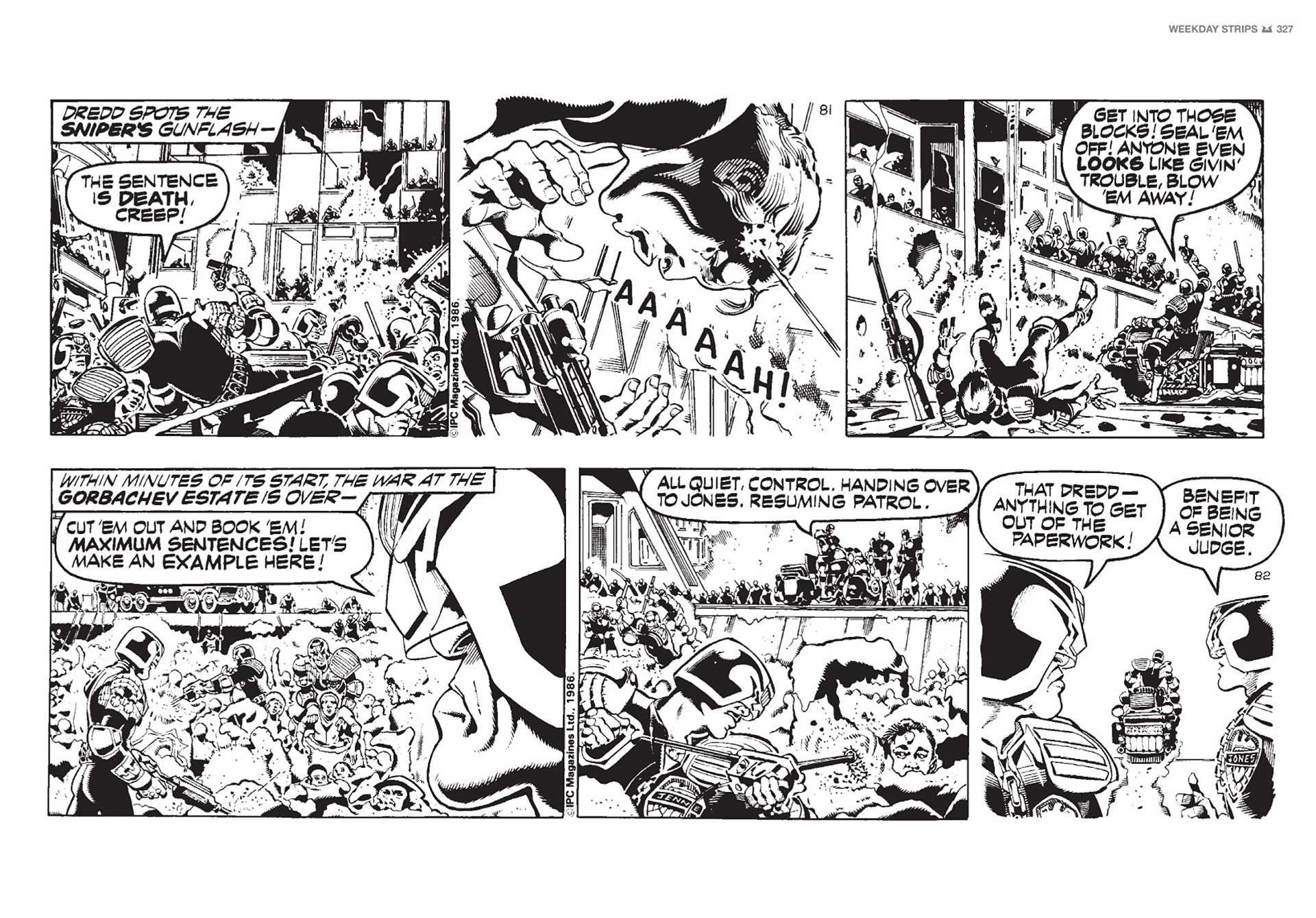 Read online Judge Dredd: The Daily Dredds comic -  Issue # TPB 1 - 330