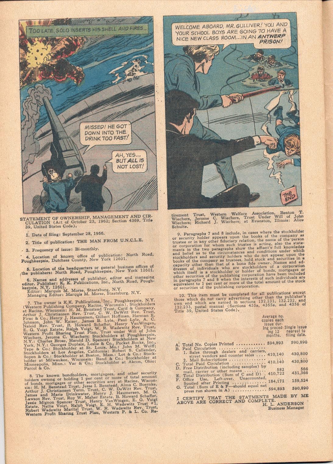 Read online The Man From U.N.C.L.E. comic -  Issue #11 - 28