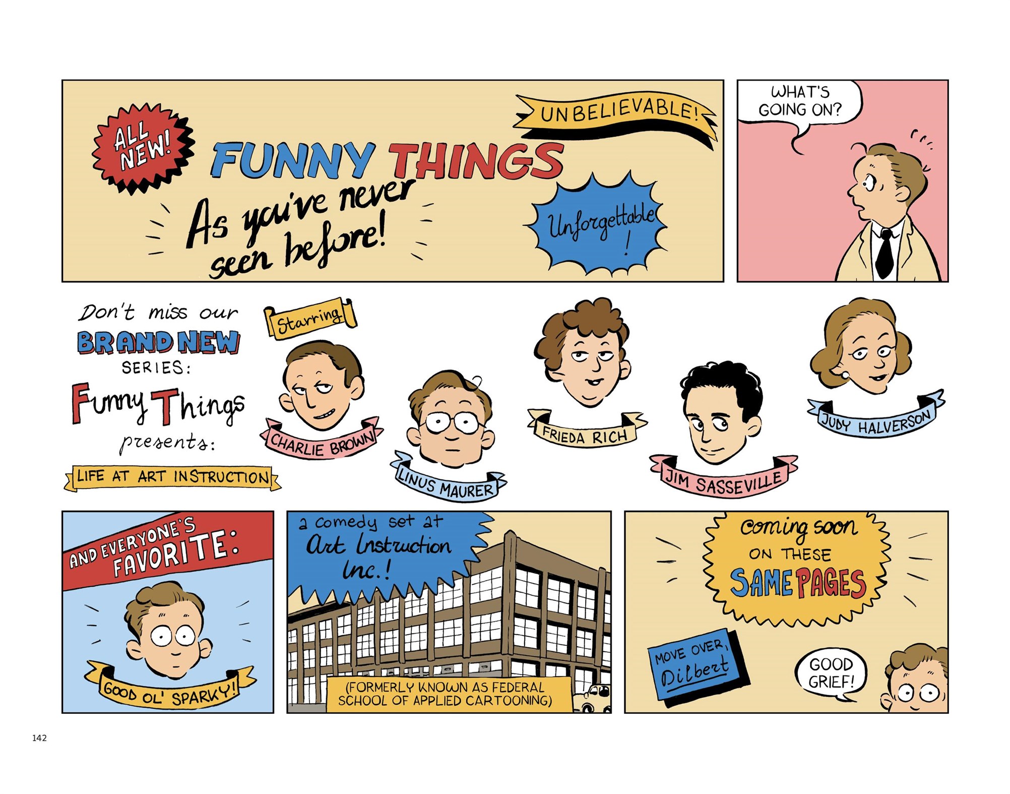 Read online Funny Things: A Comic Strip Biography of Charles M. Schulz comic -  Issue # TPB (Part 2) - 45