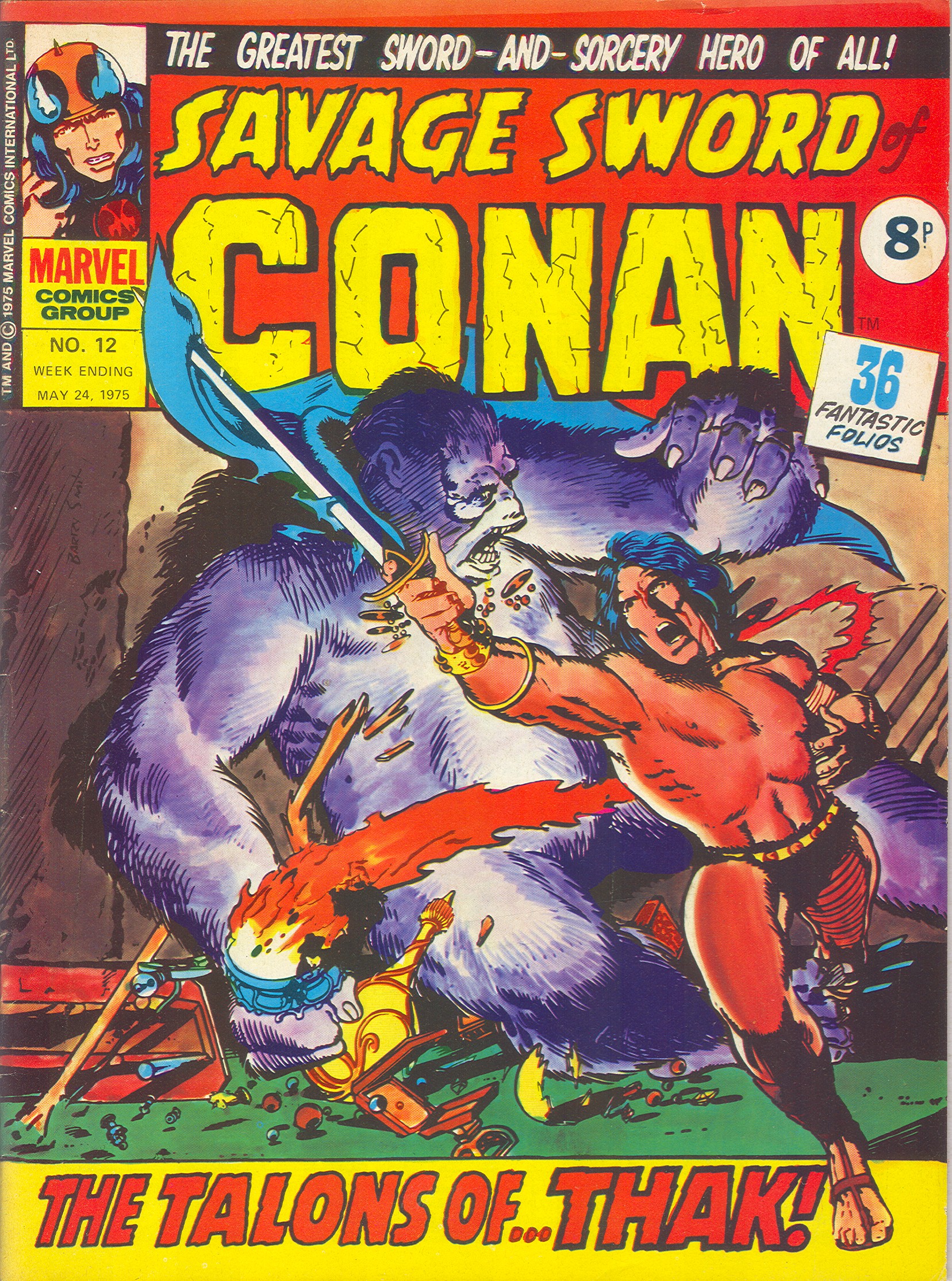 Read online The Savage Sword of Conan (1975) comic -  Issue #12 - 1