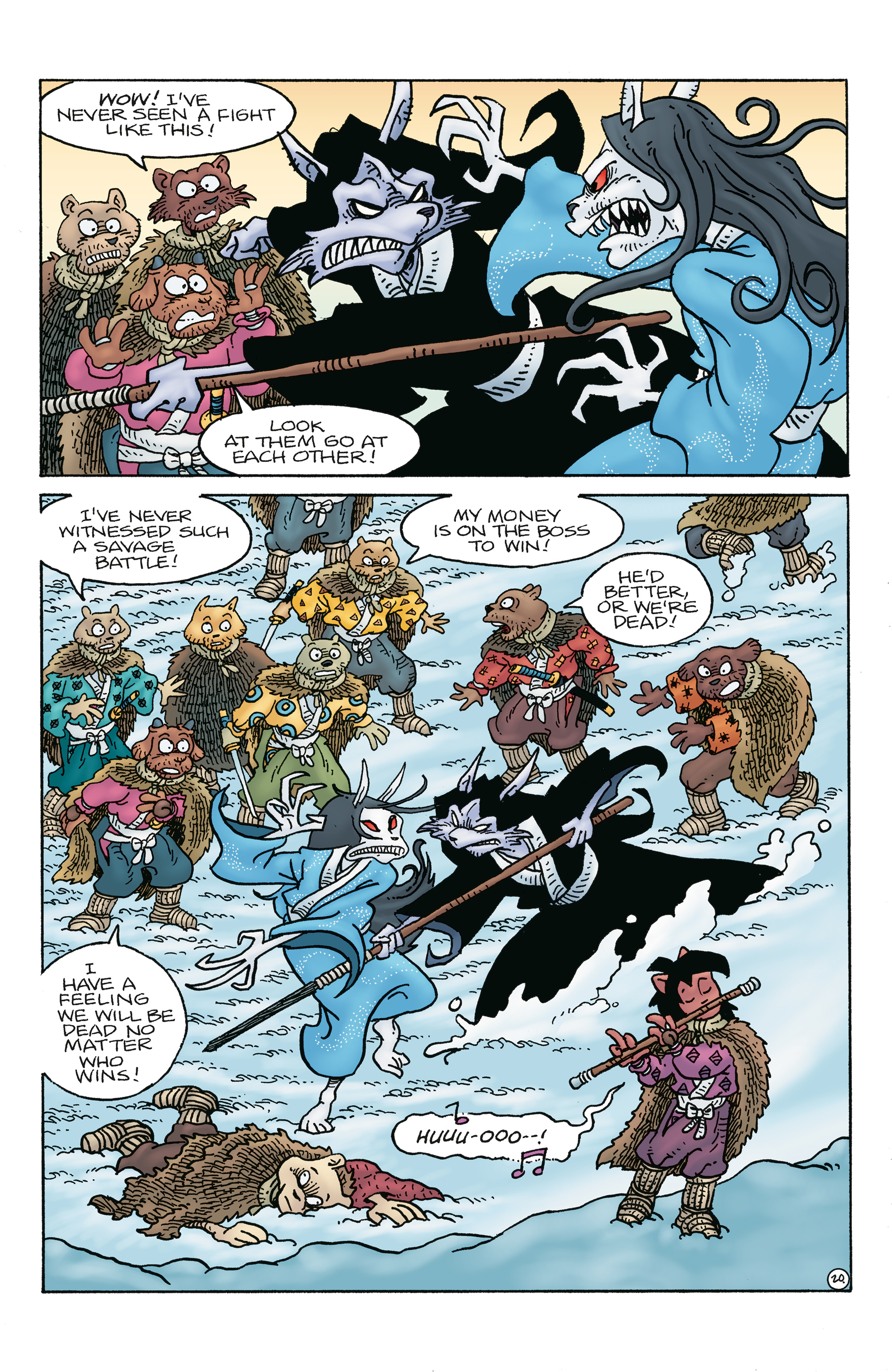 Read online Usagi Yojimbo: Ice and Snow comic -  Issue #3 - 22