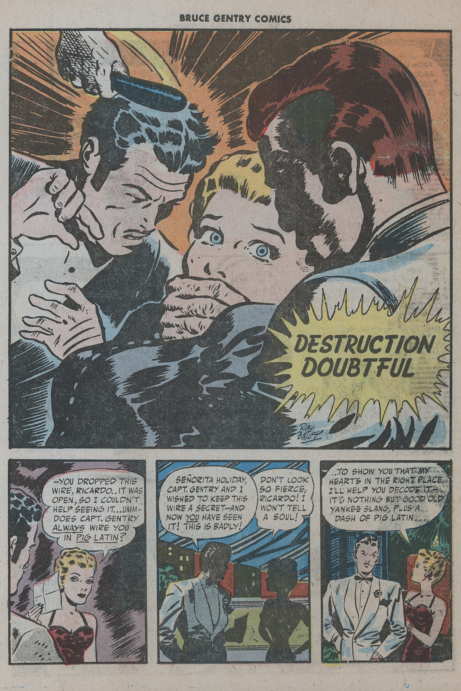 Read online Bruce Gentry comic -  Issue #3 - 11
